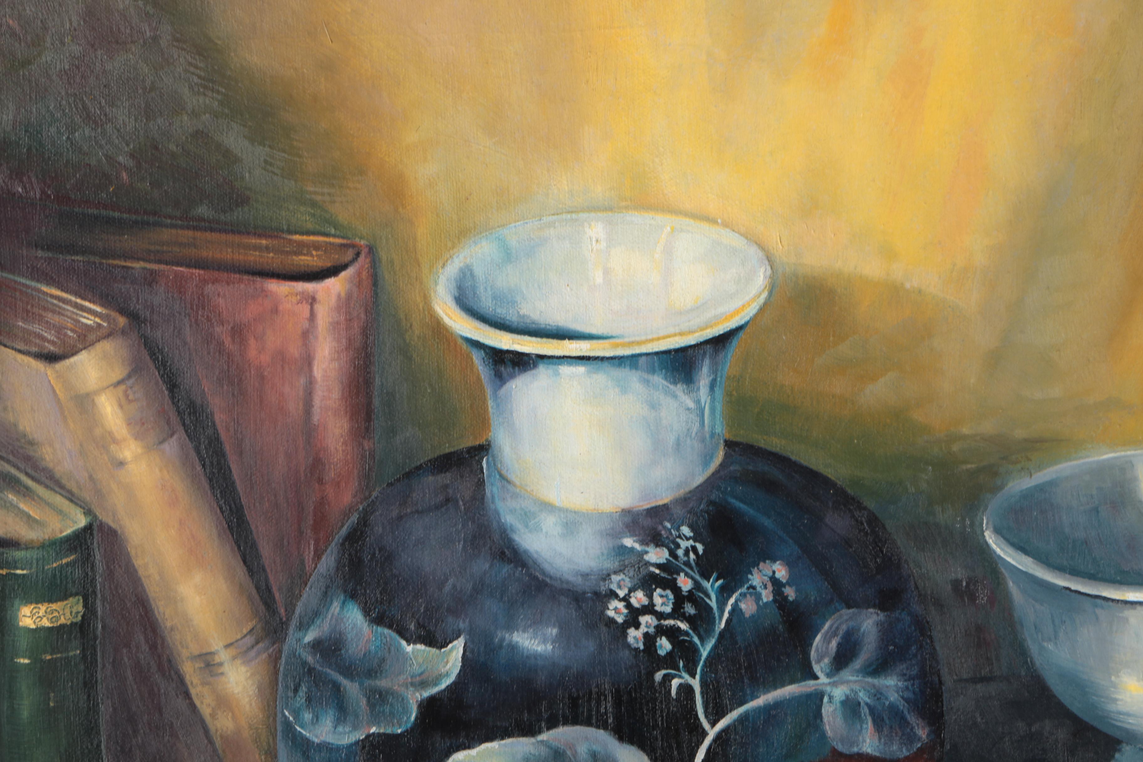 Alvarado Still Life Oil Painting on Canvas