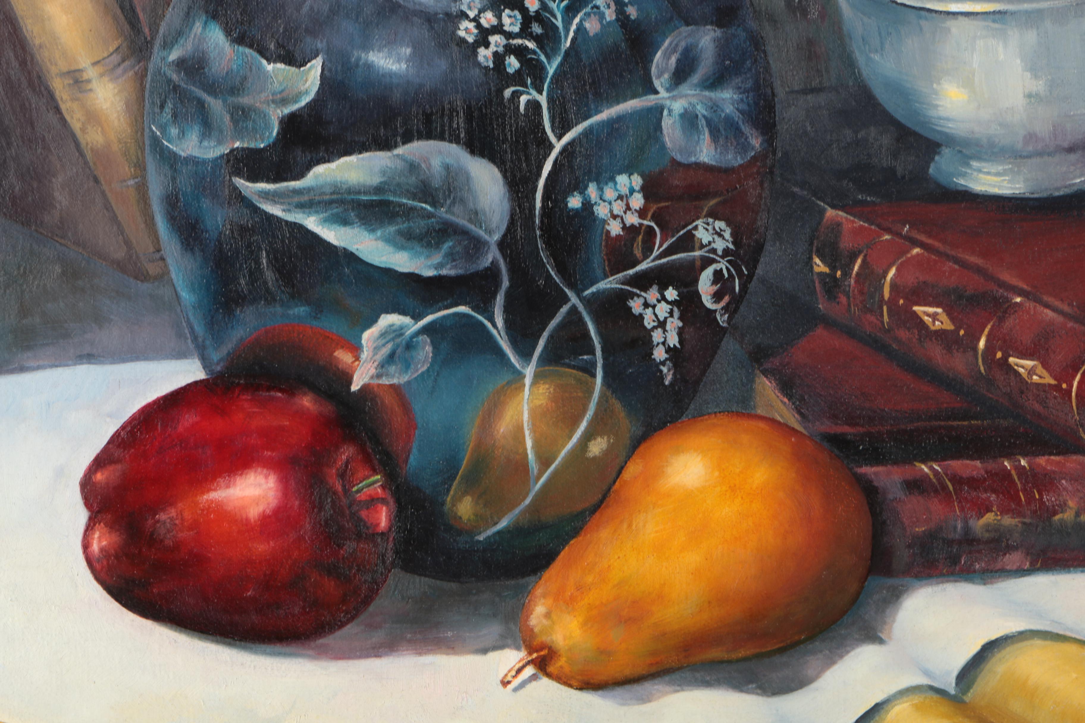 Alvarado Still Life Oil Painting on Canvas