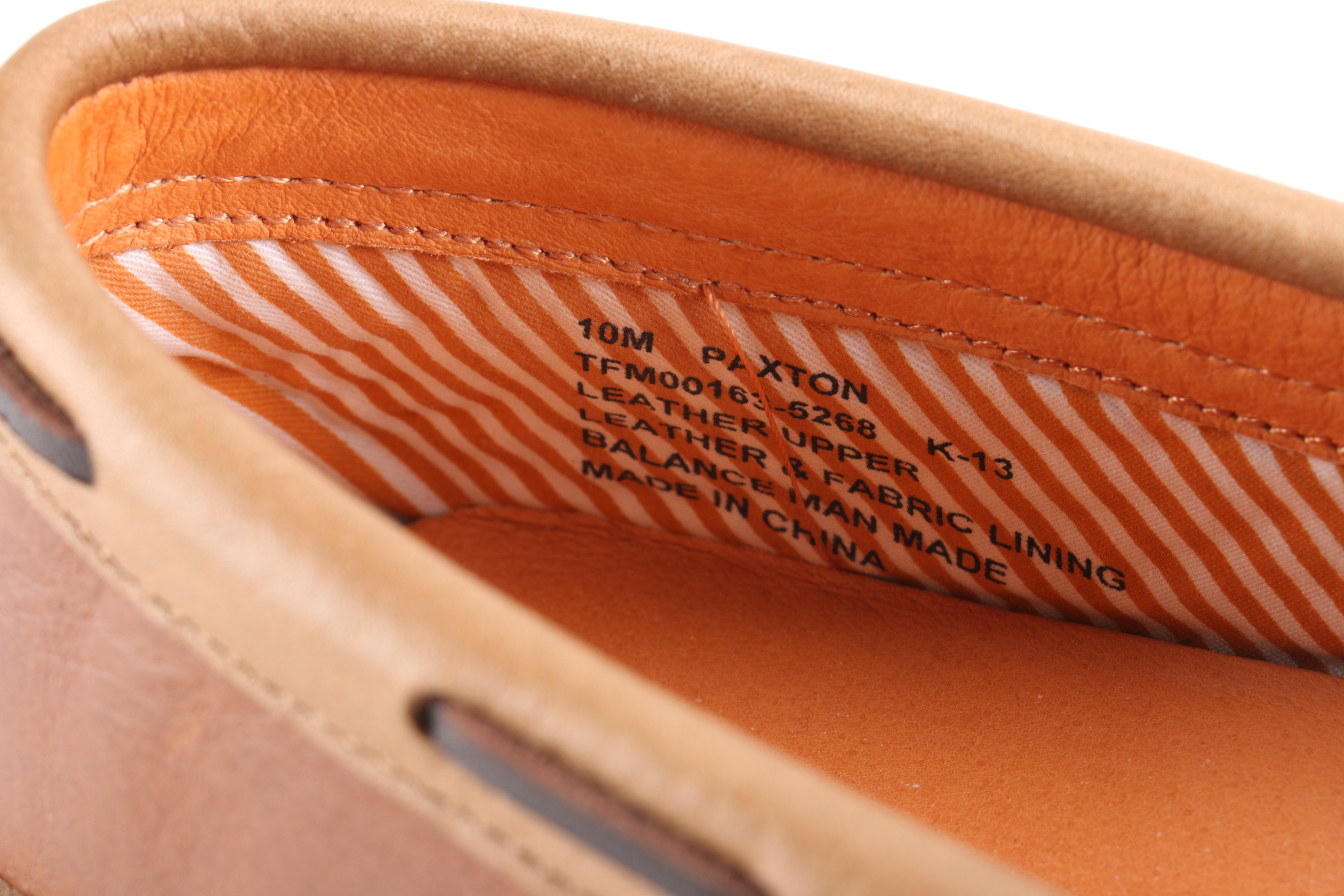 Tommy Bahama Men's Brown Leather Boat Shoes