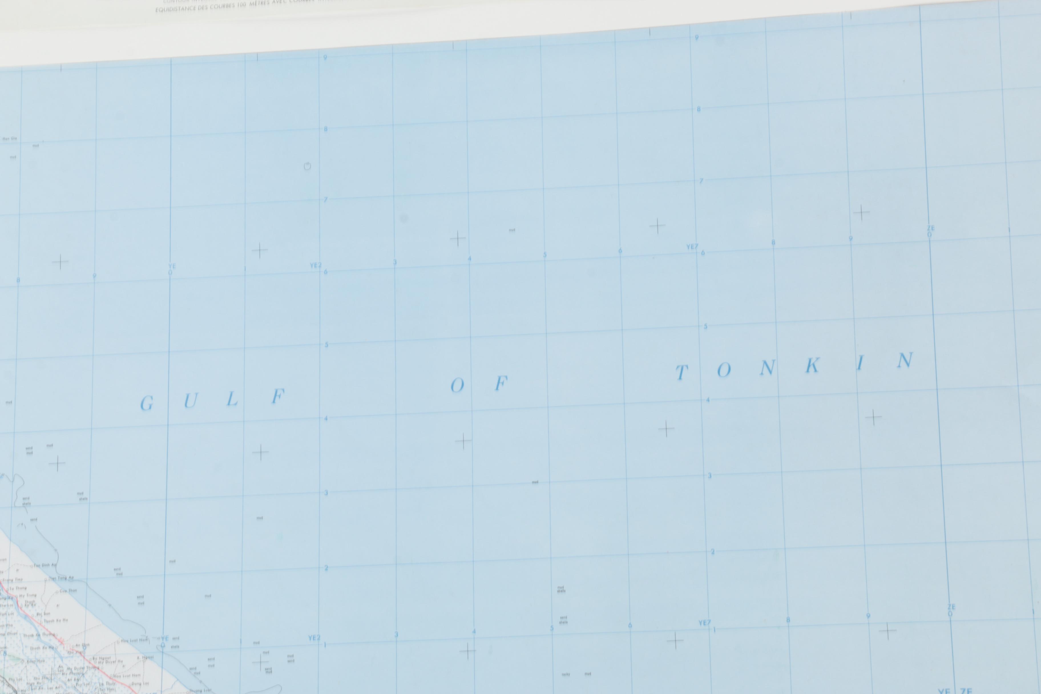 1960s Topographical and Paper Maps of Southeast Asia