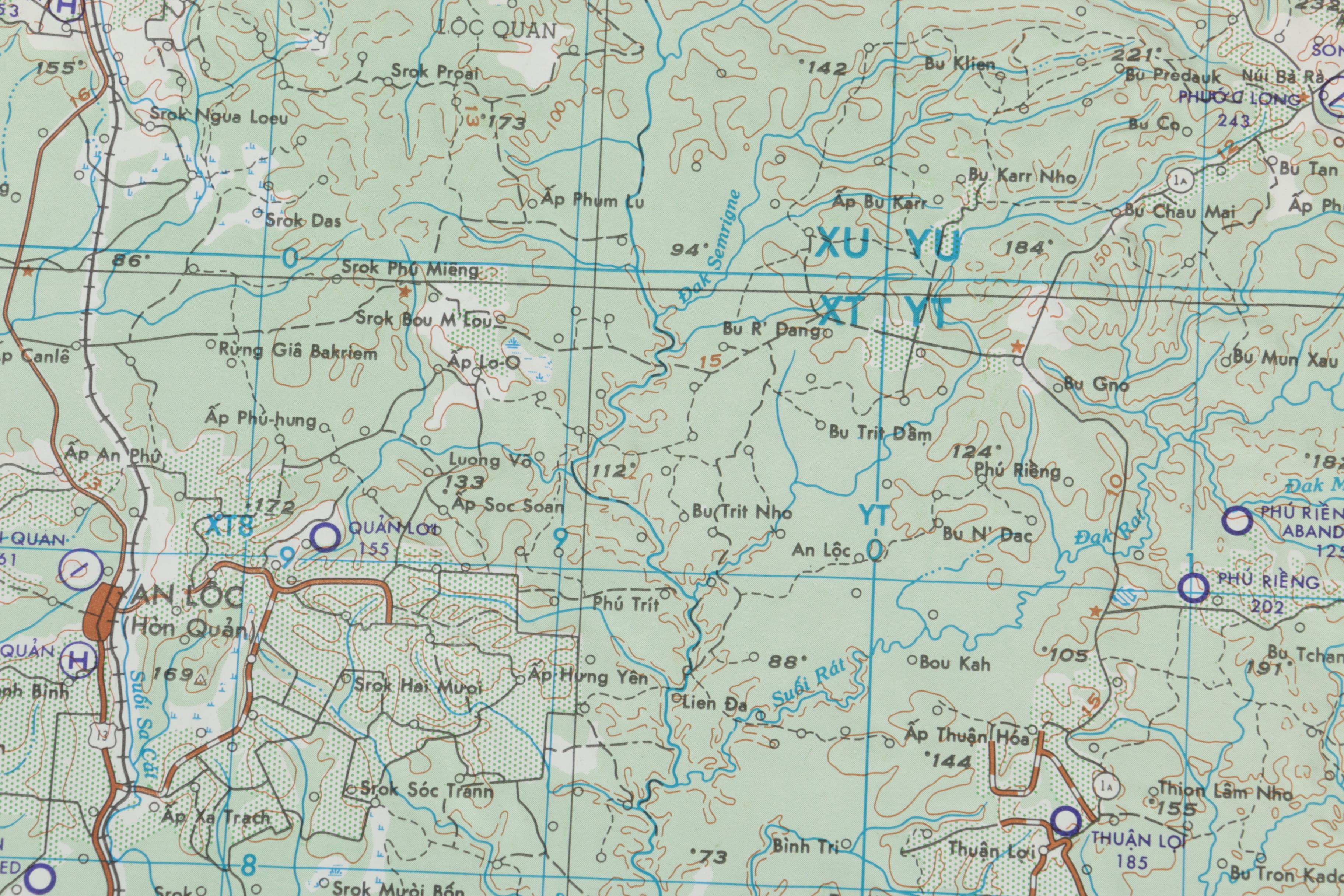 1960s Topographical and Paper Maps of Southeast Asia