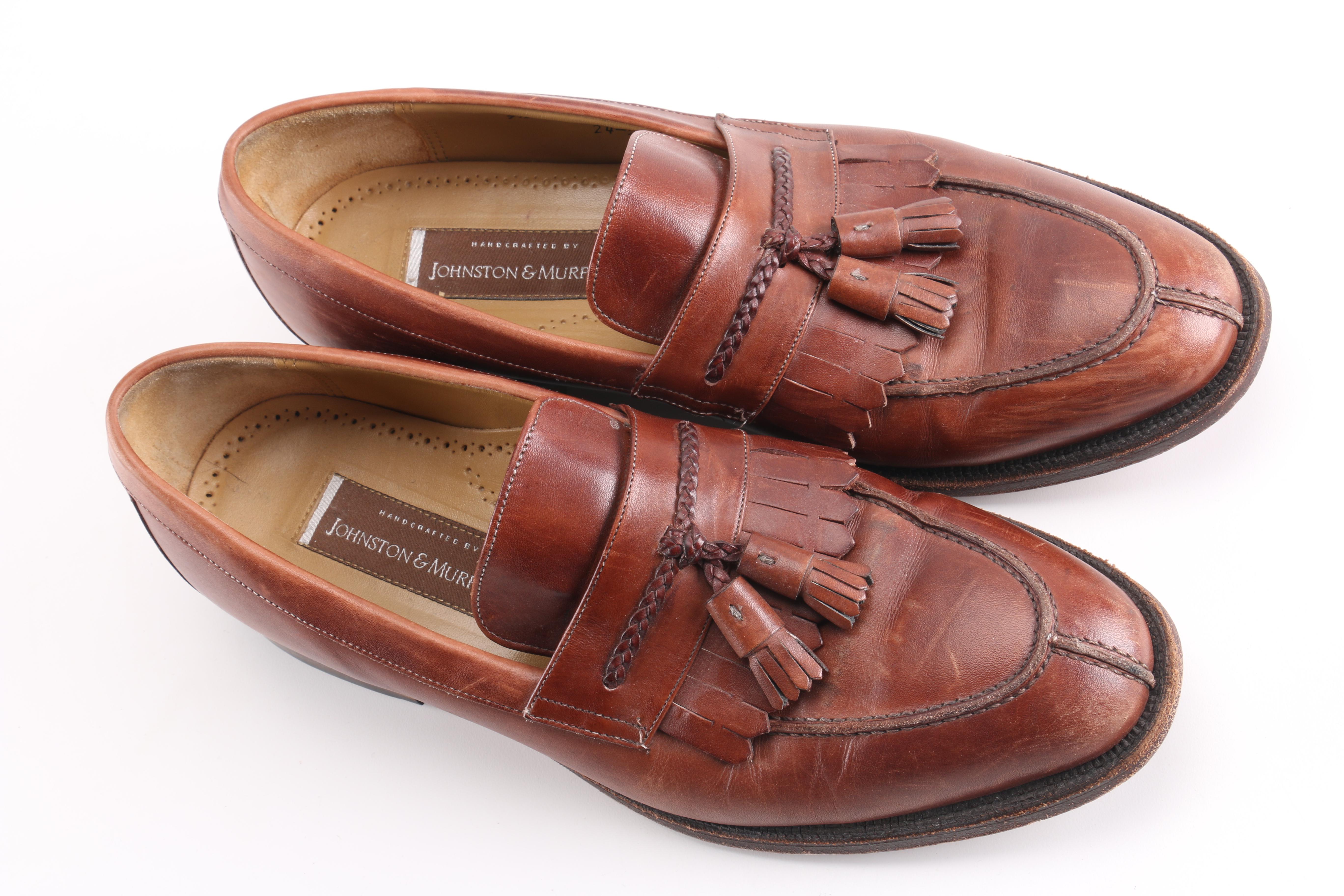 Johnston & Murphy Brown Leather Loafers