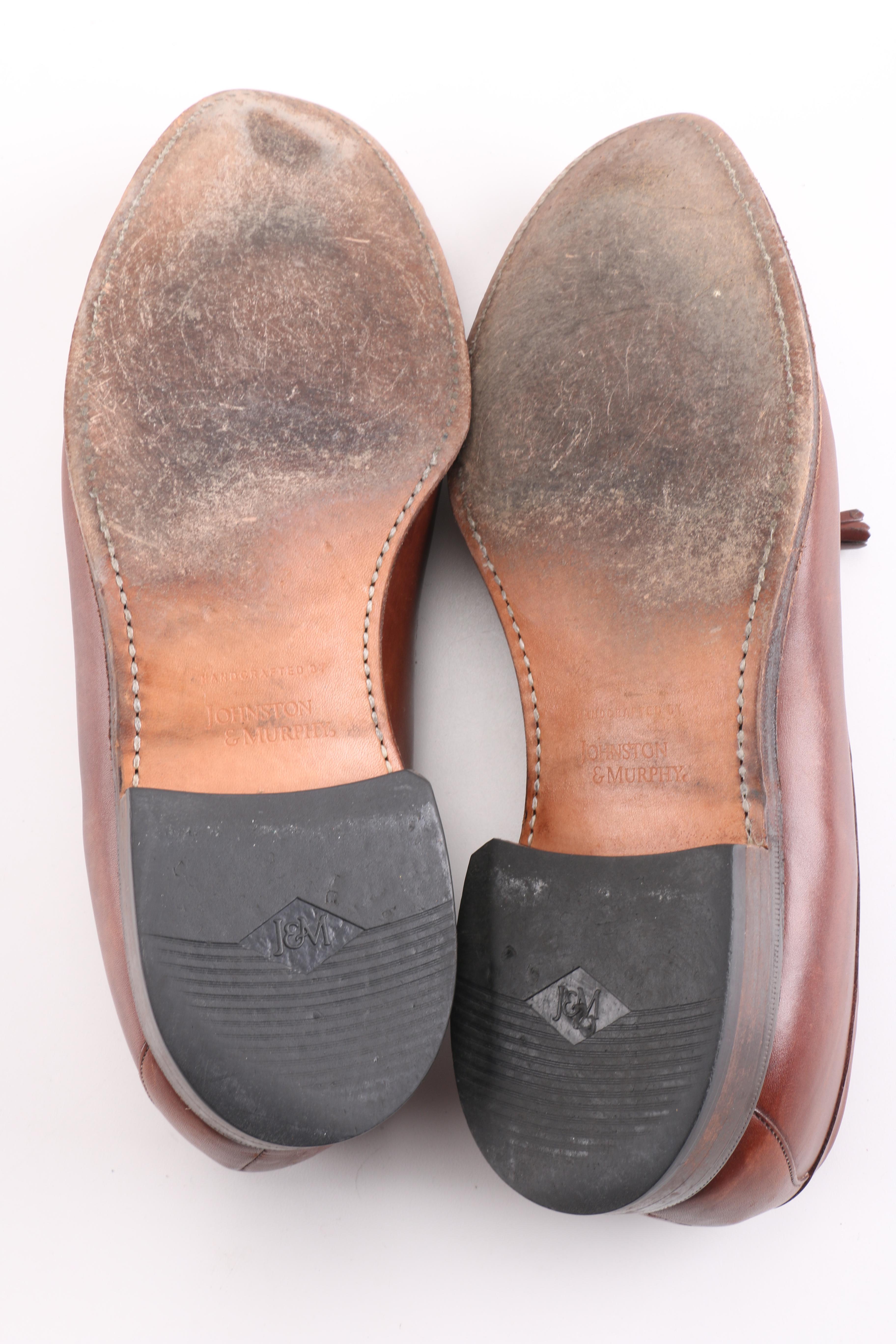 Johnston & Murphy Brown Leather Loafers
