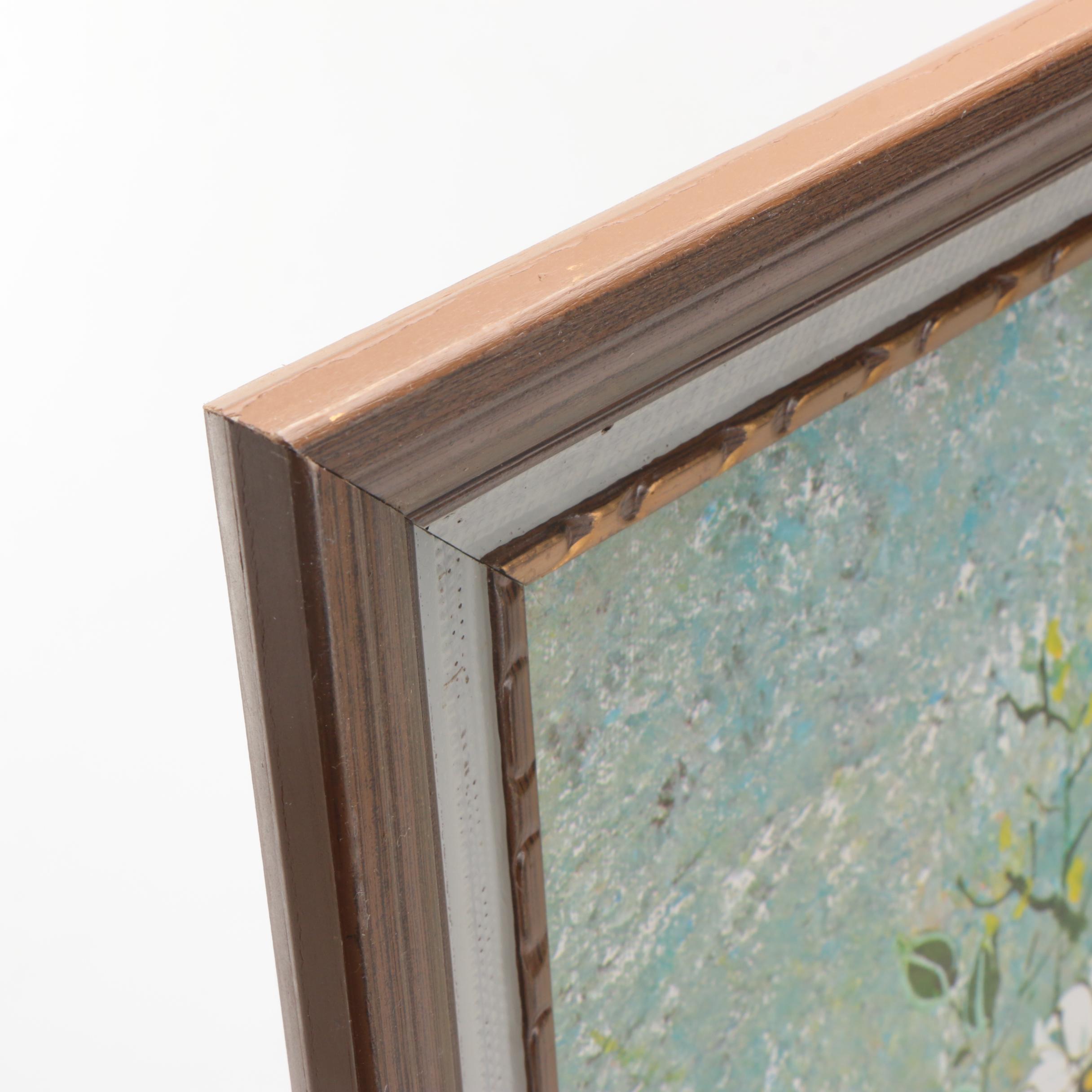 Offset Lithograph After Ho-Chu Composition of Flowers