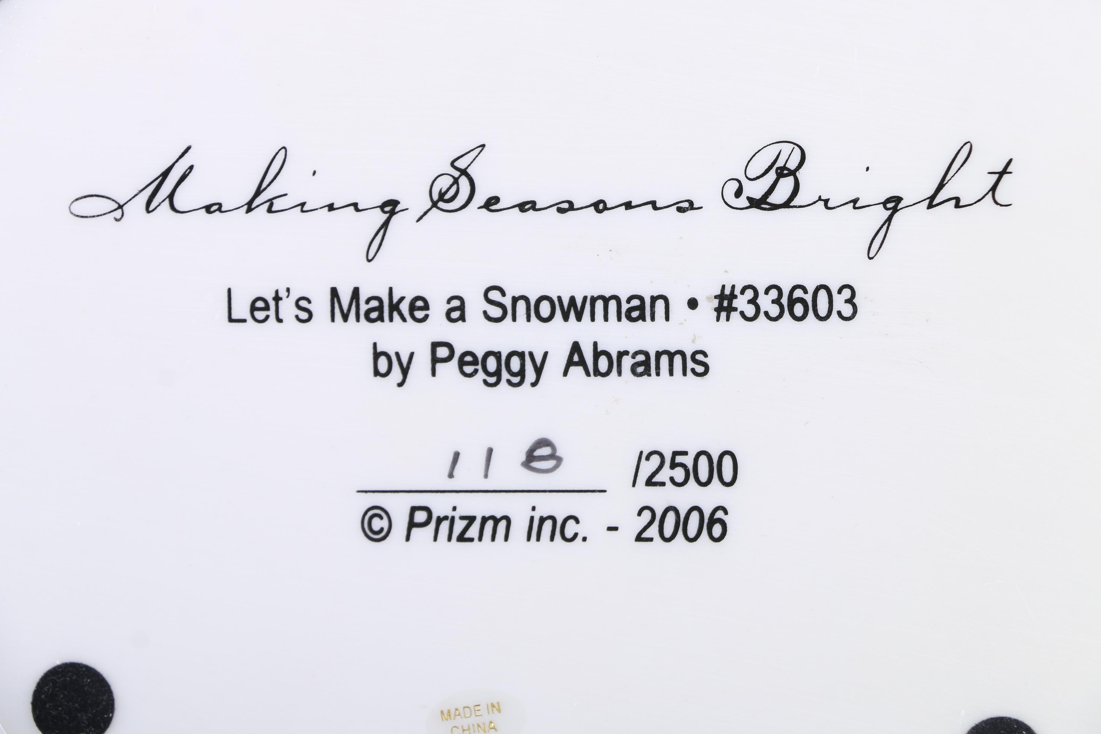 Peggy Abrams Assorted Ceramic Santa Figurines