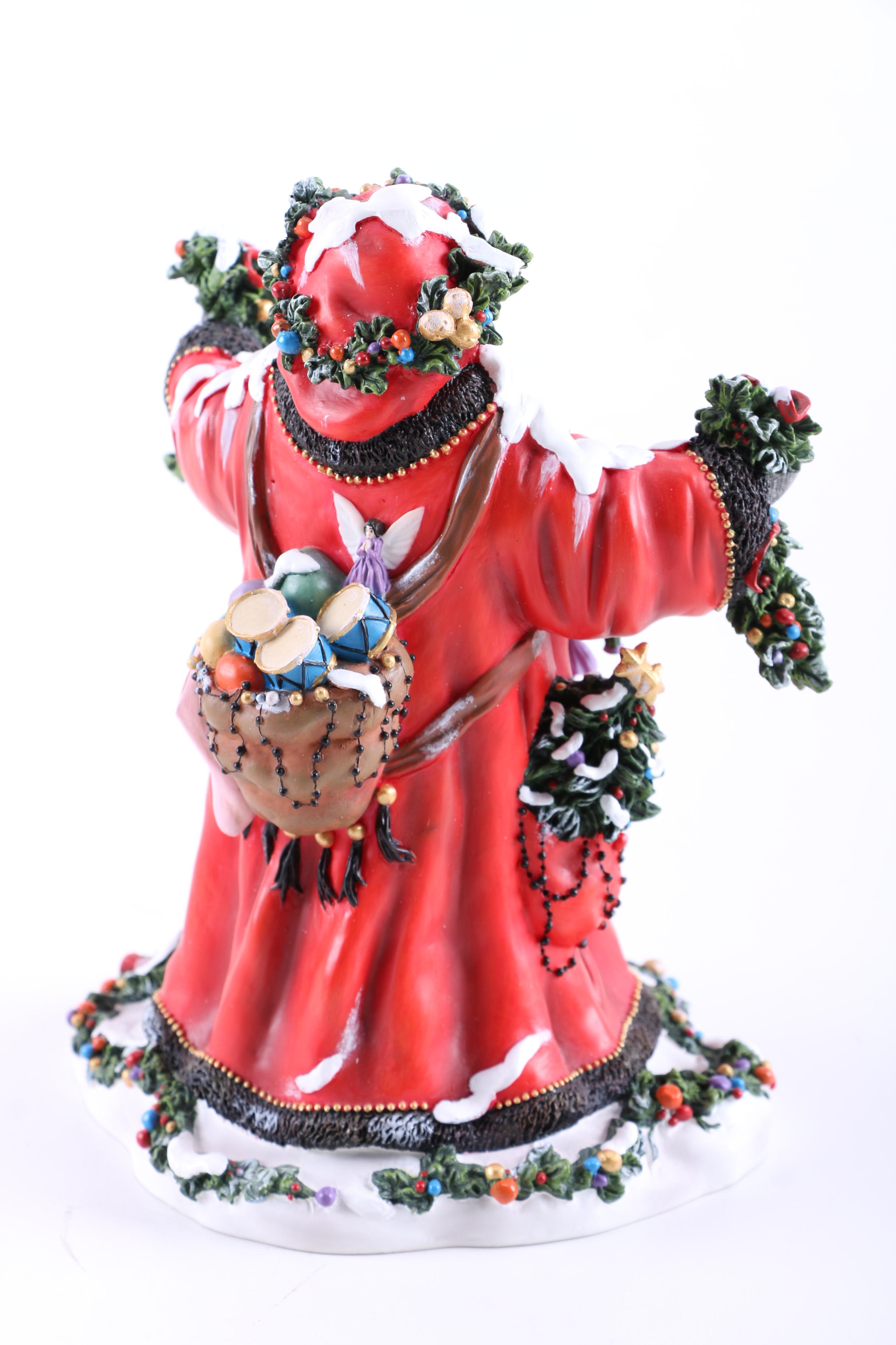 Peggy Abrams Assorted Ceramic Santa Figurines