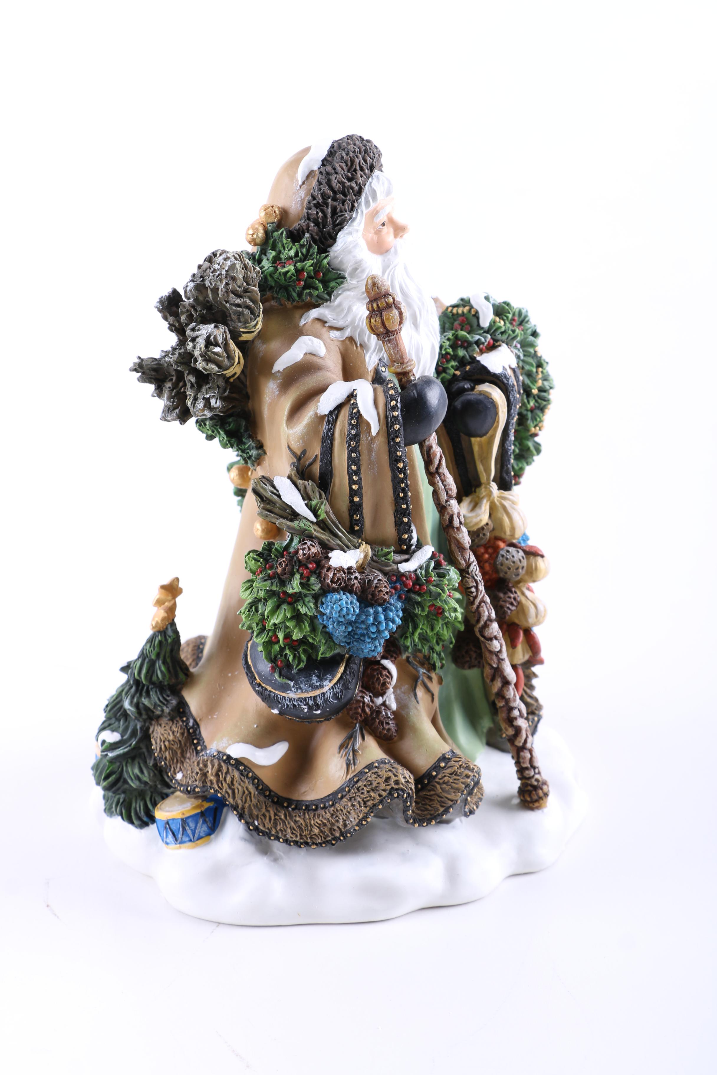 Peggy Abrams Assorted Ceramic Santa Figurines