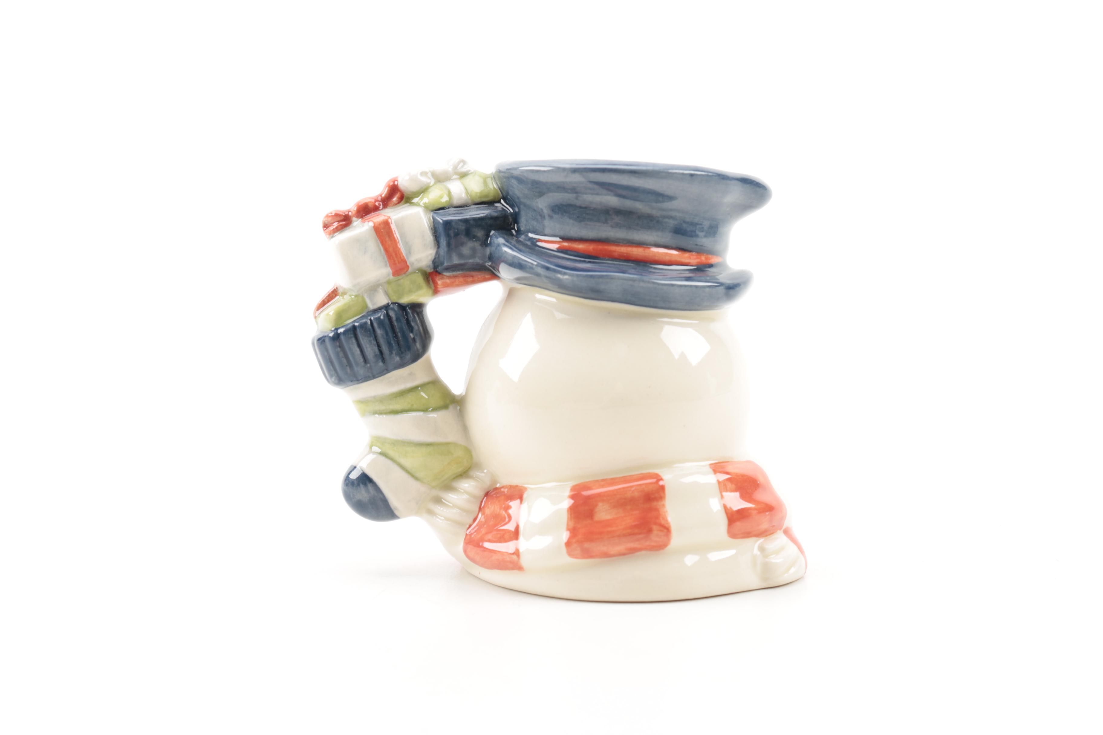 Royal Dalton Christmas-Themed Decorative Mugs