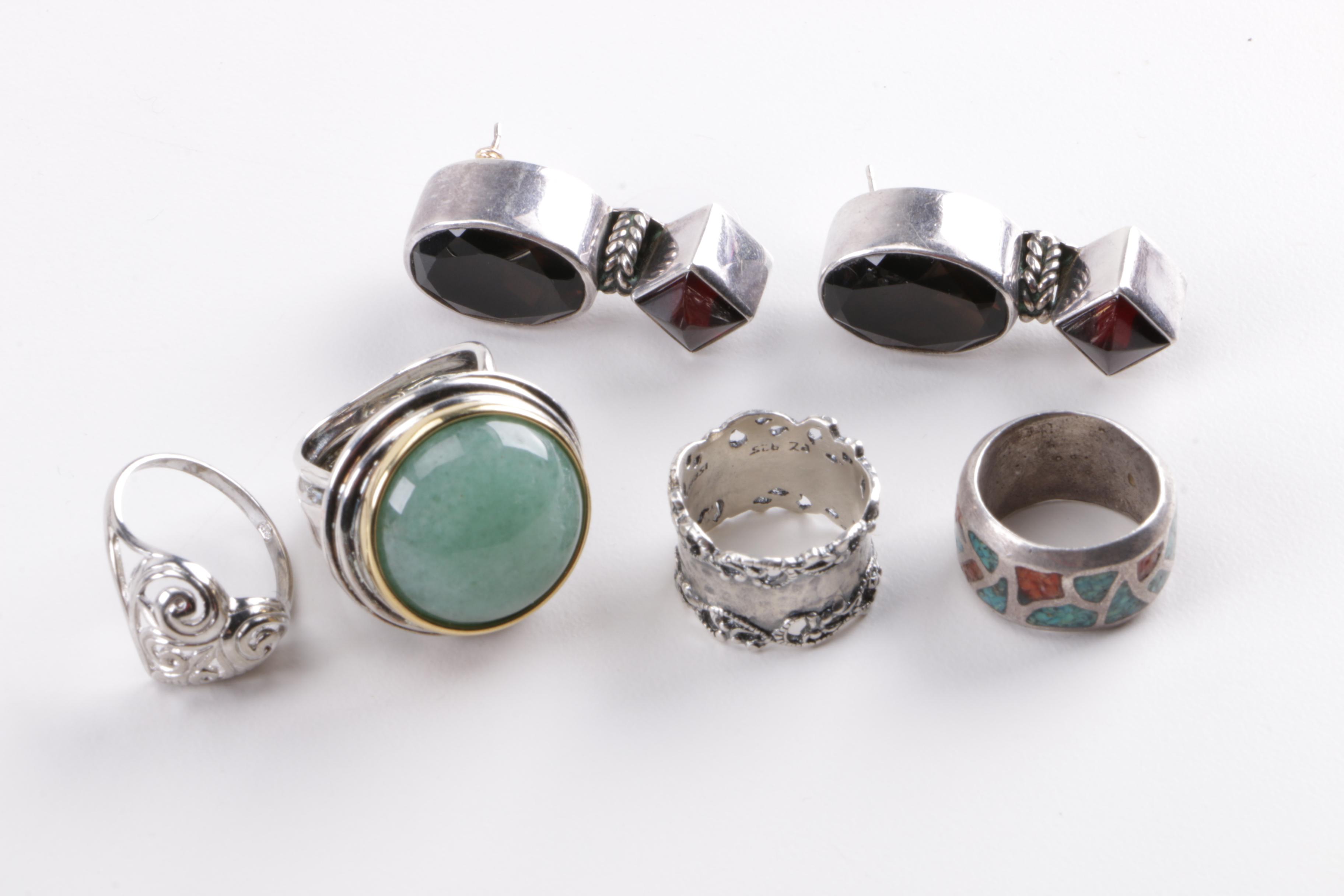 Sterling Silver Jewelry With Gemstones