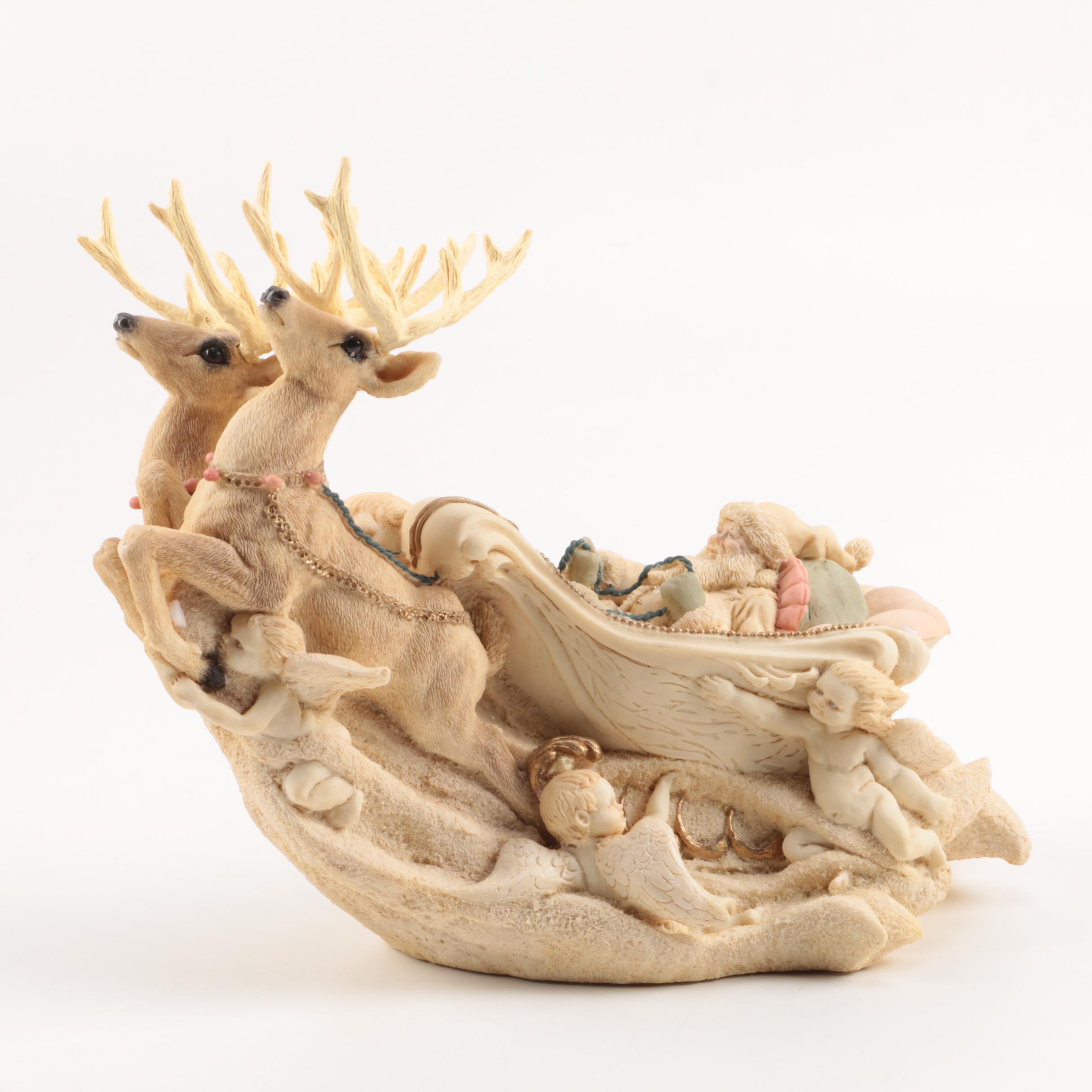 United Design "The Legend of Santa Claus" Limited Edition Ceramic Figurines