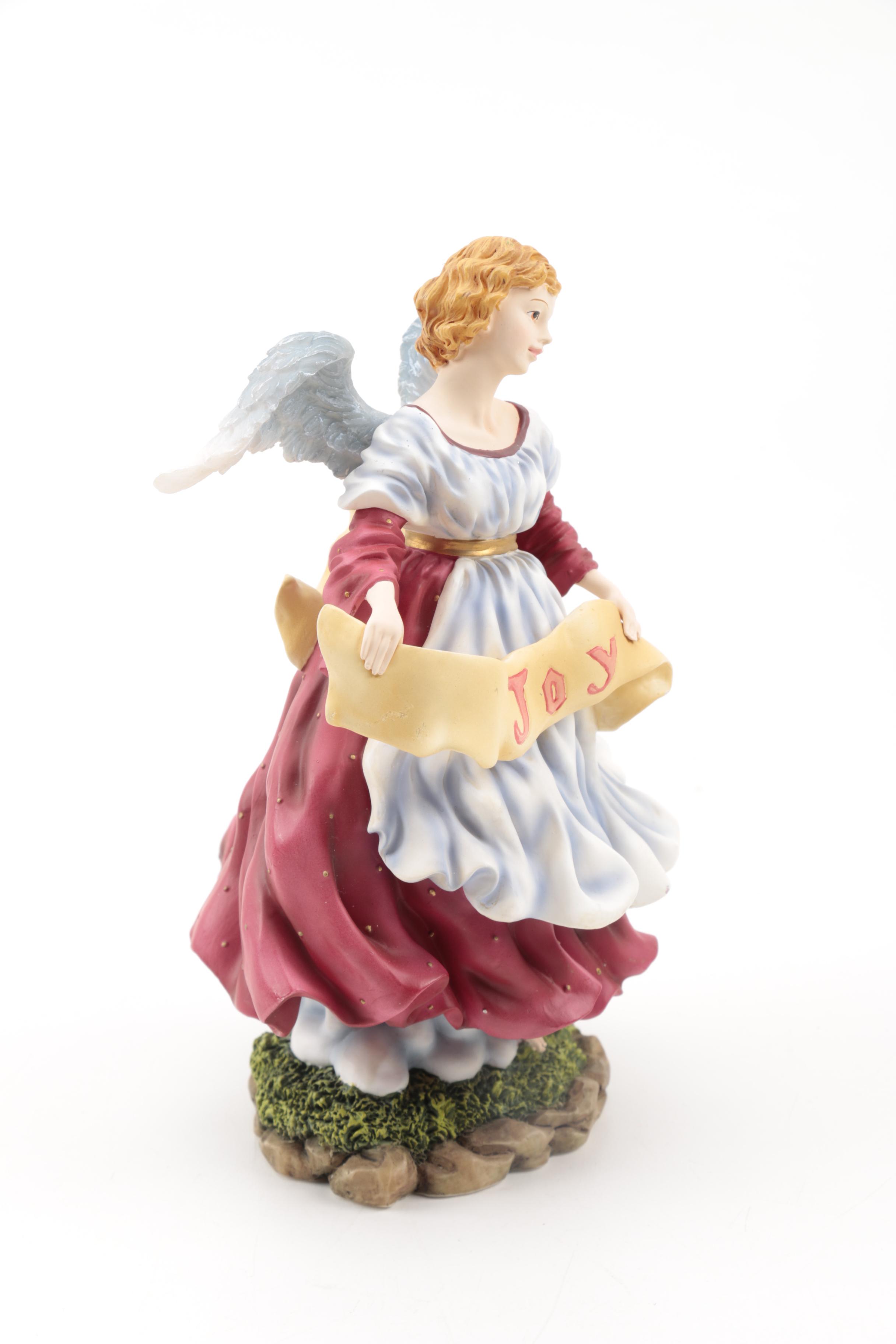 Two Pipka Angel Ceramic Figures