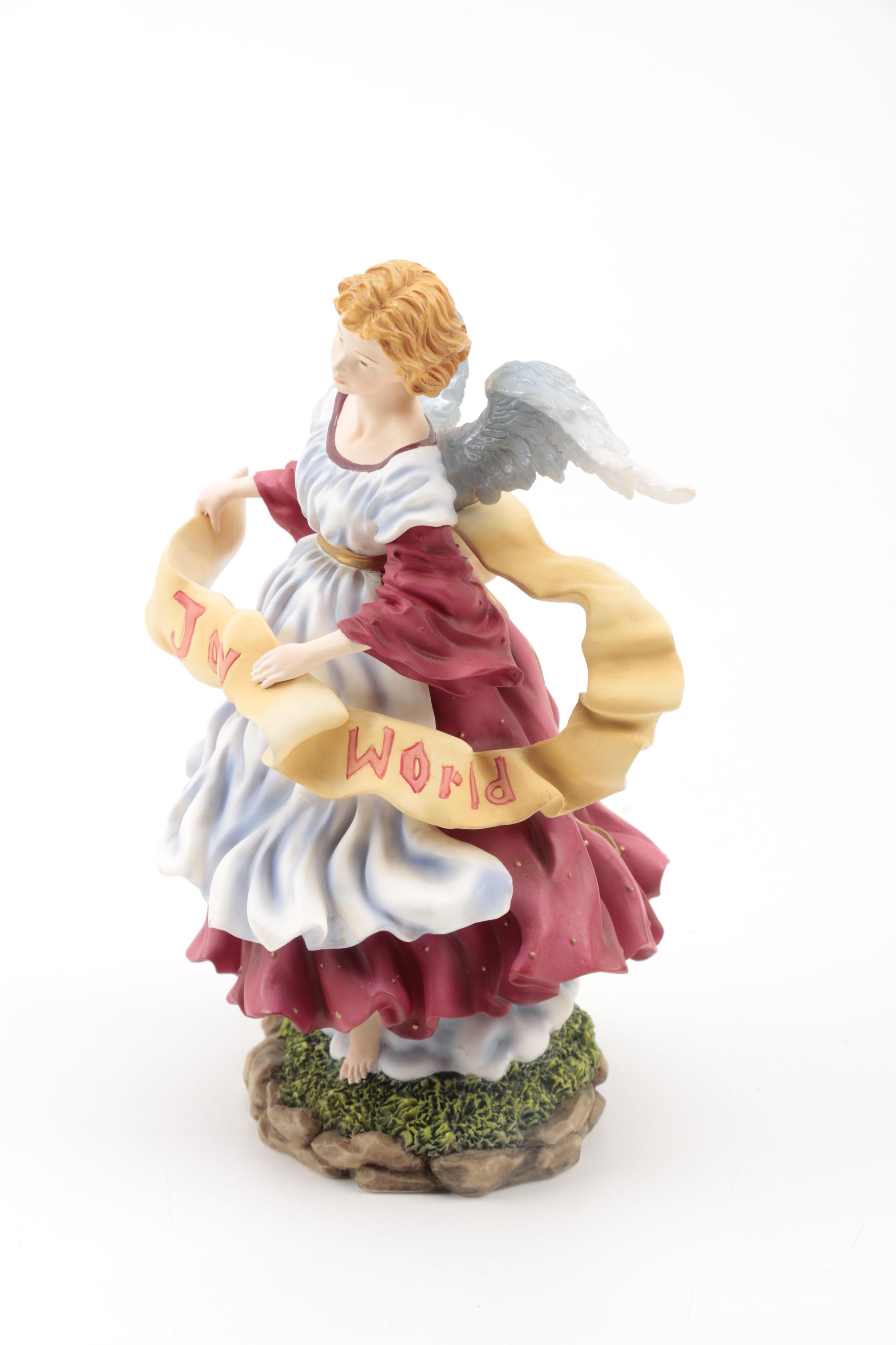 Two Pipka Angel Ceramic Figures