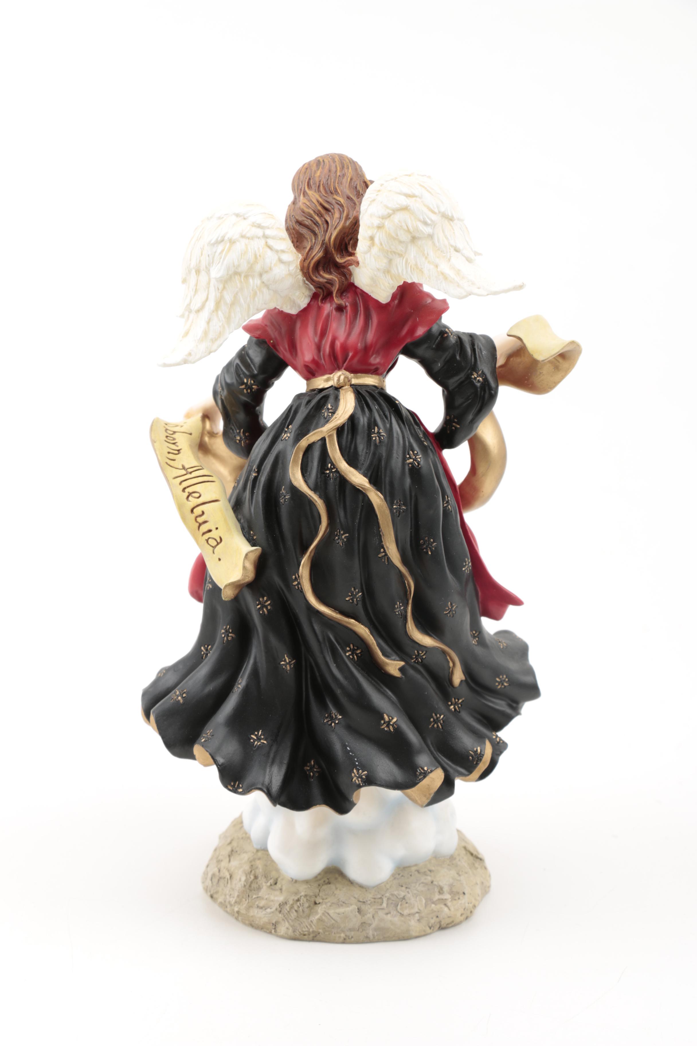 Two Pipka Angel Ceramic Figures