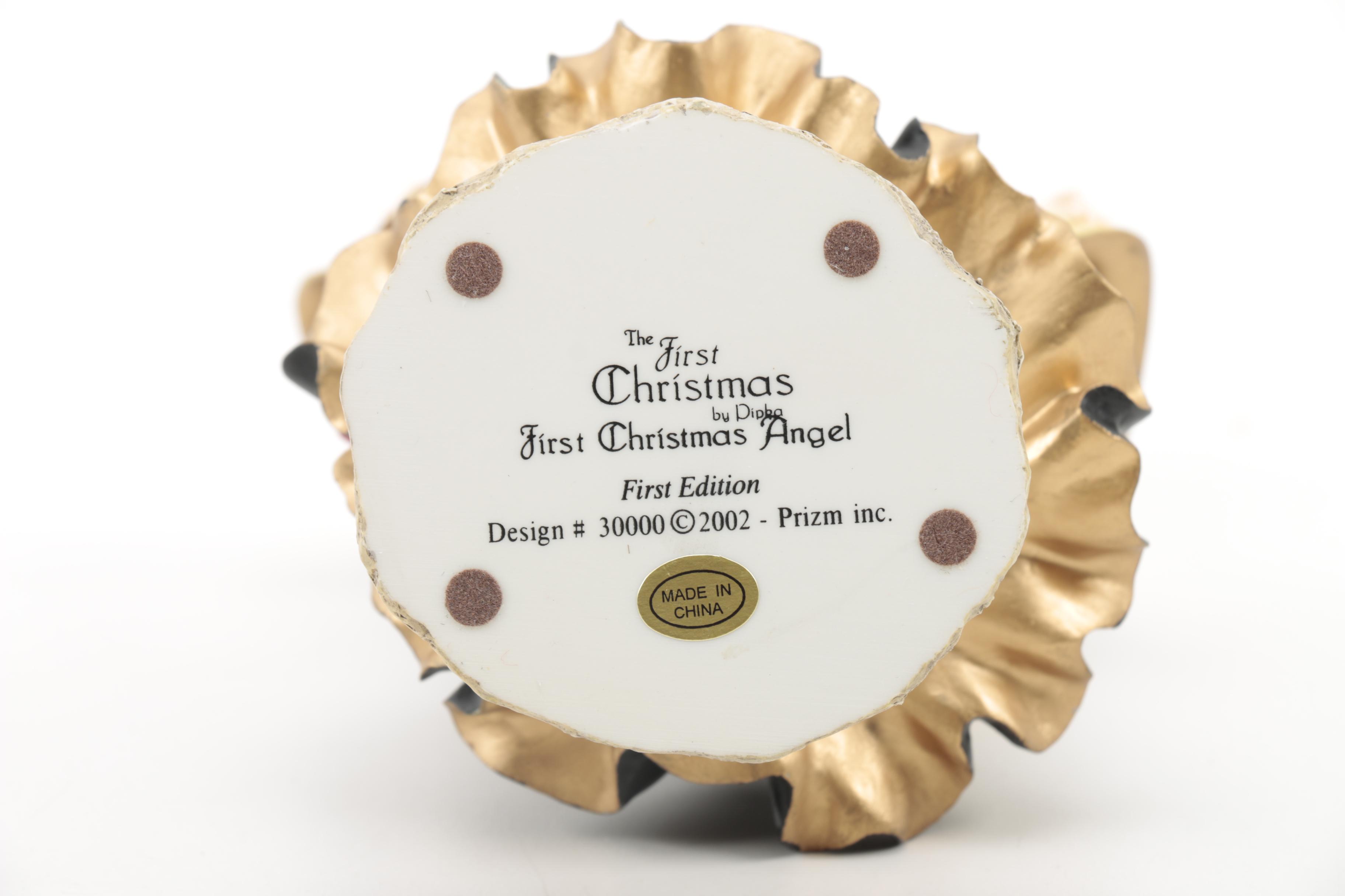 Two Pipka Angel Ceramic Figures