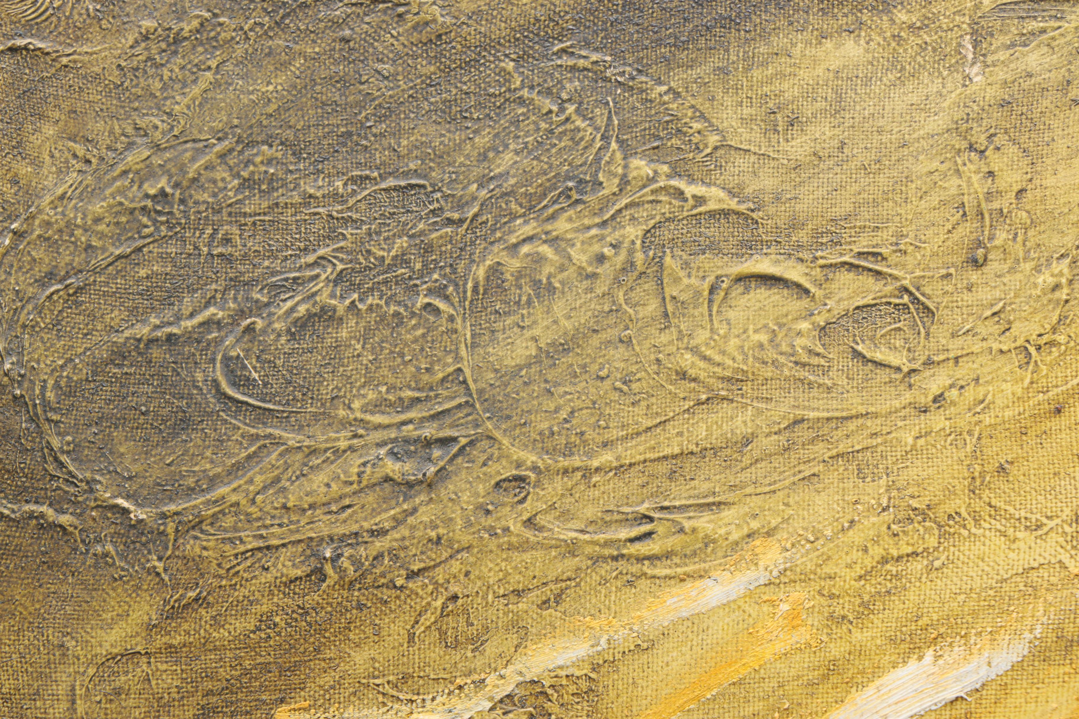 Oil Painting on Canvas of Abstracted Figure