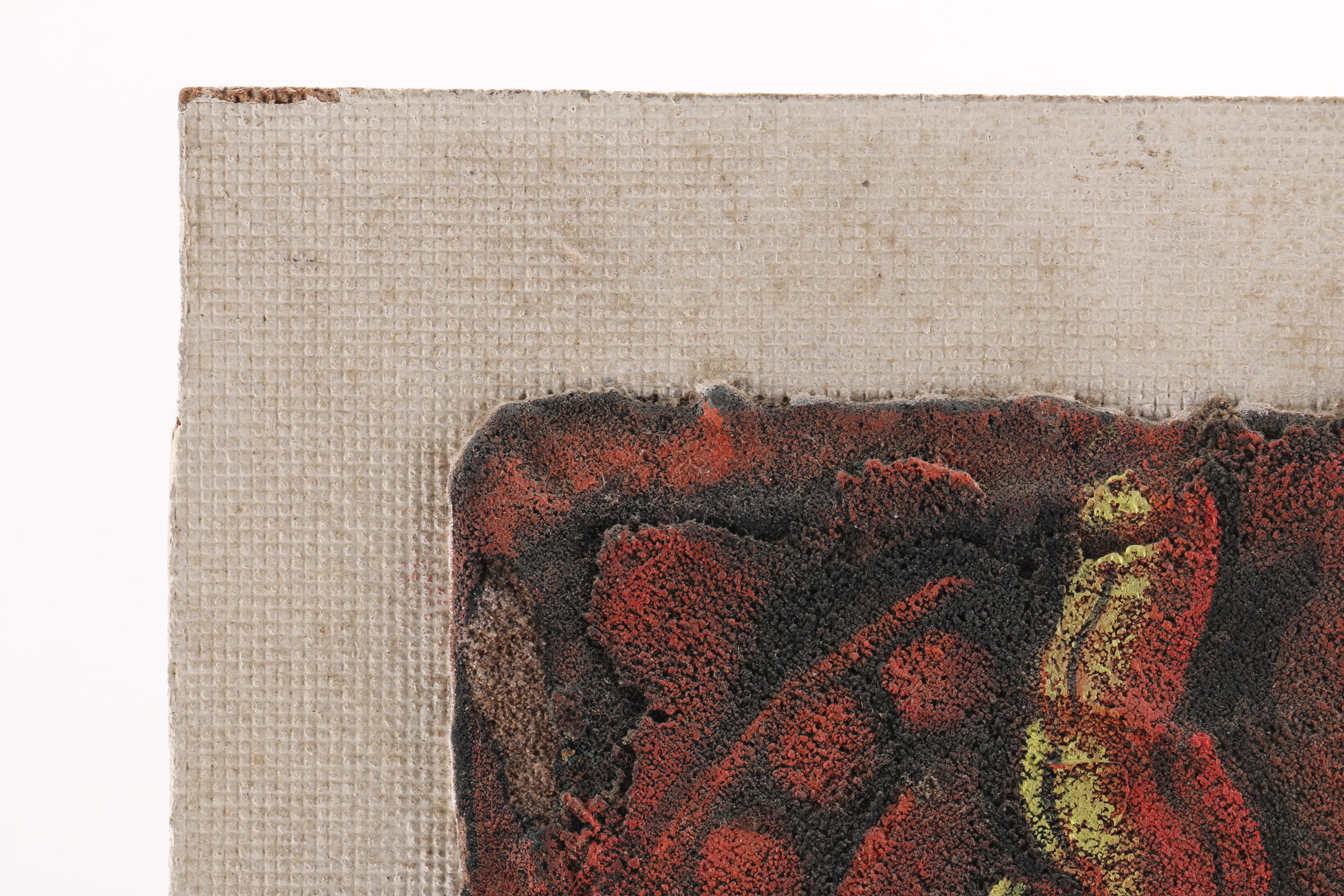 Oil Pastel Drawing of Buddha Statue