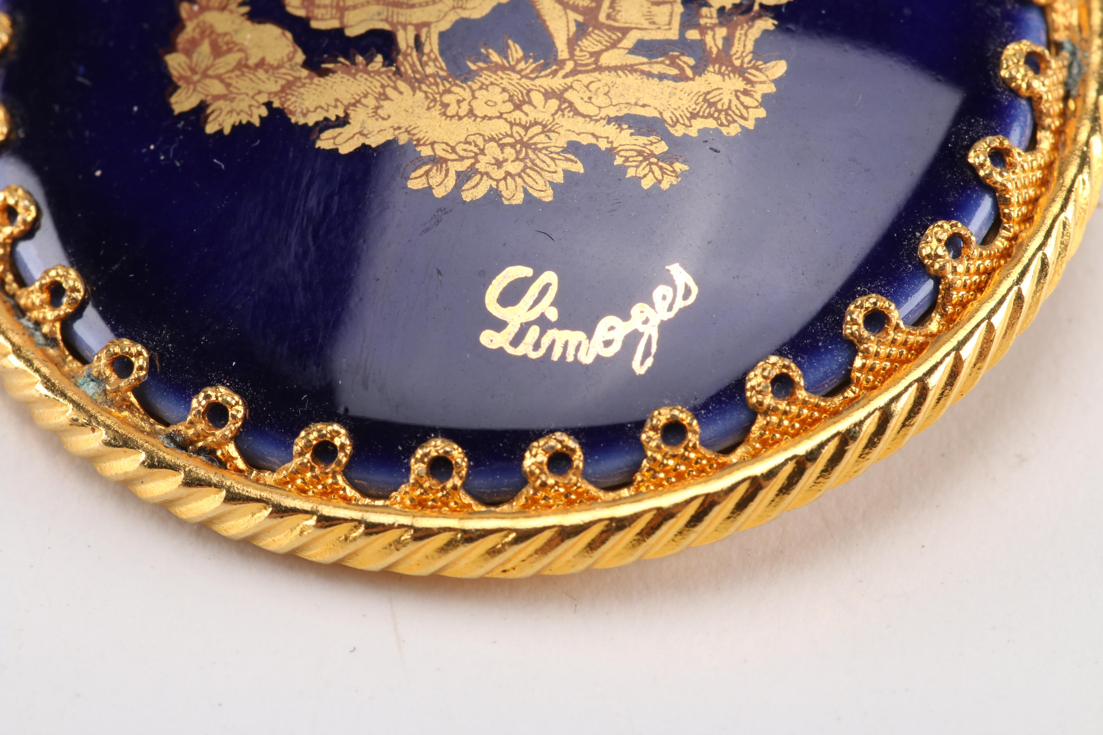 Vintage Jewelry Including Limoges and Warner