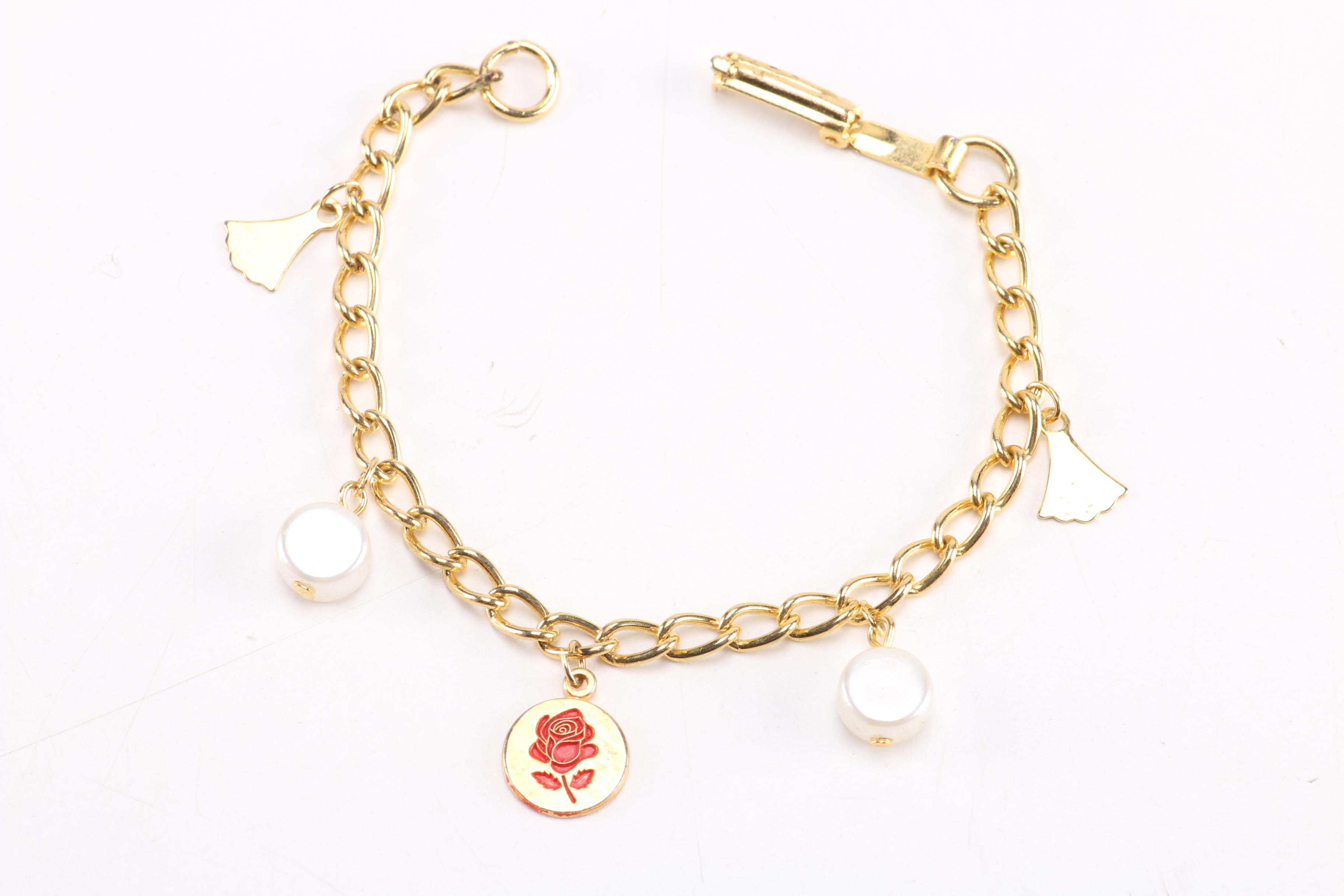 Vintage Jewelry Including Limoges and Warner