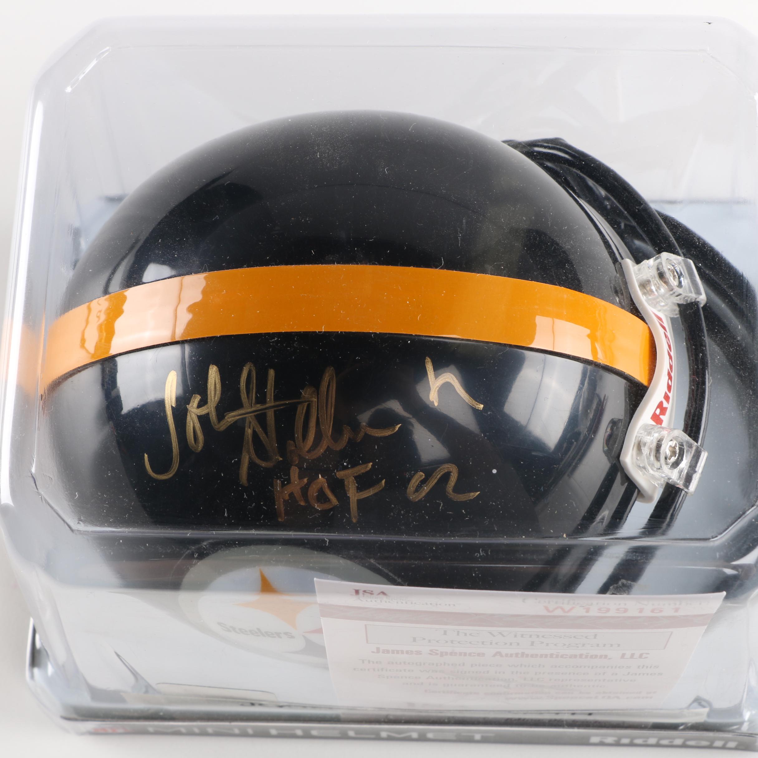 John Stallworth Signed Mini Helmet