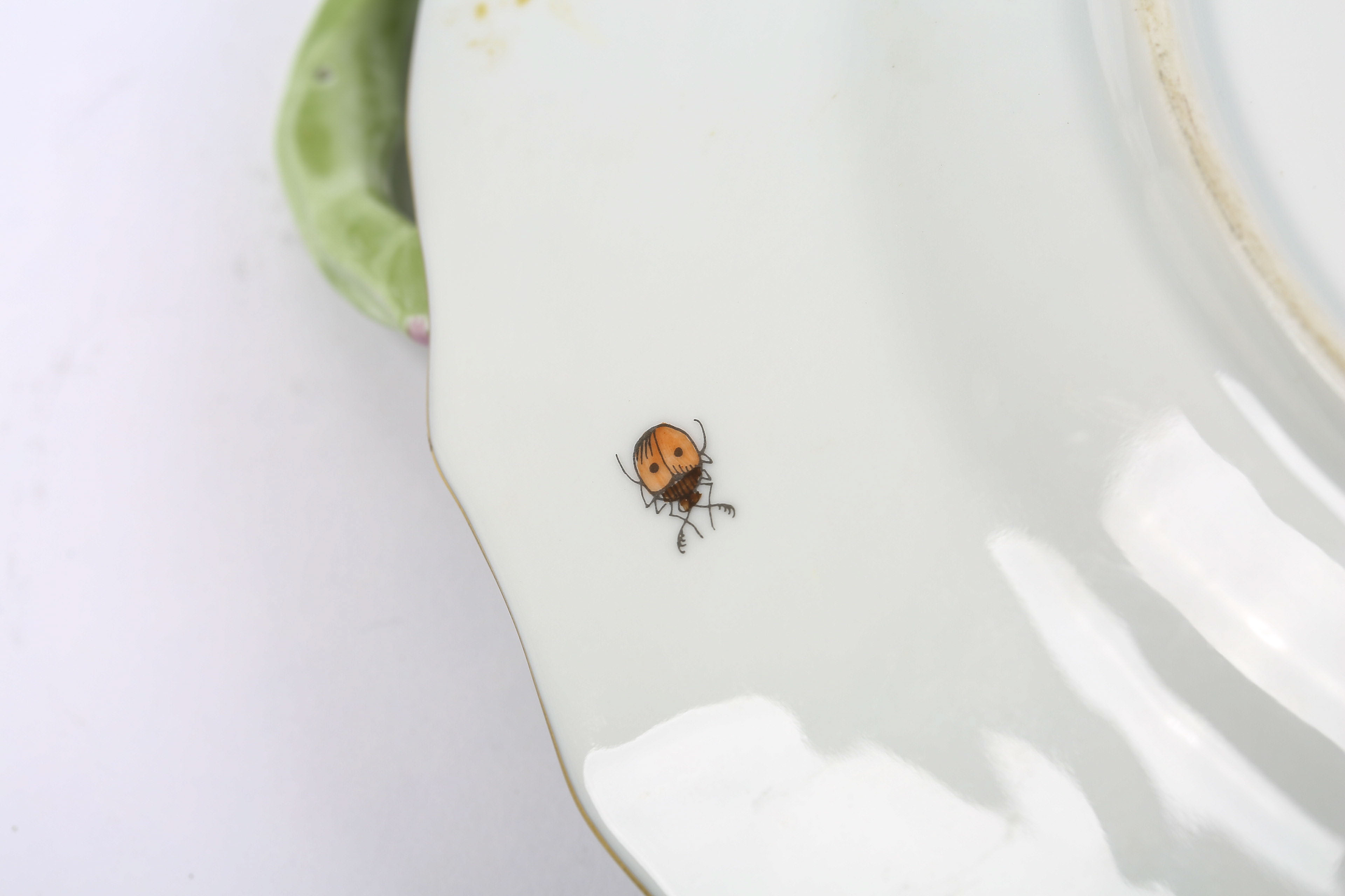 Herend  Hungary "Rothschild Bird" Handled Platter