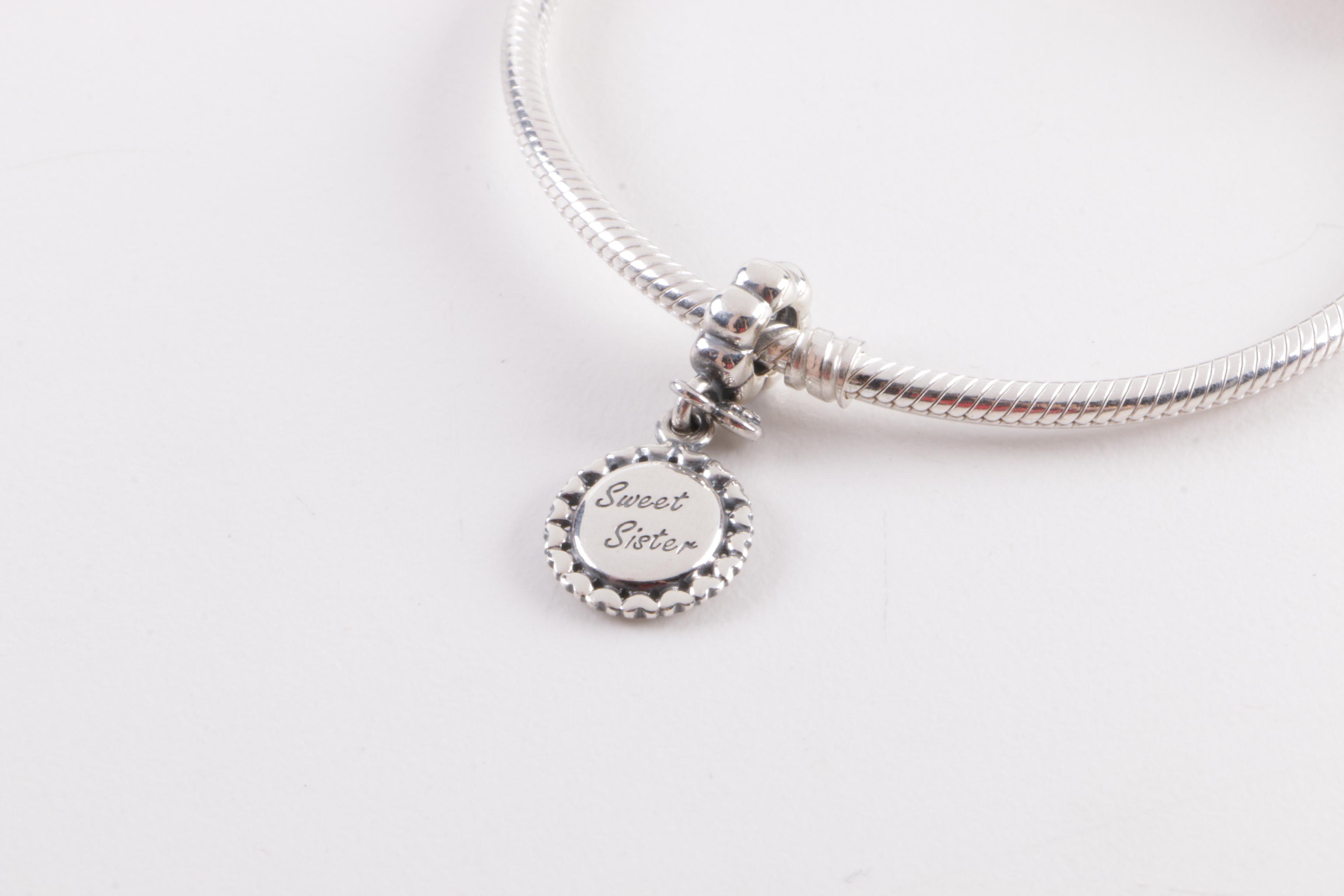 Pandora Bracelet and Charms