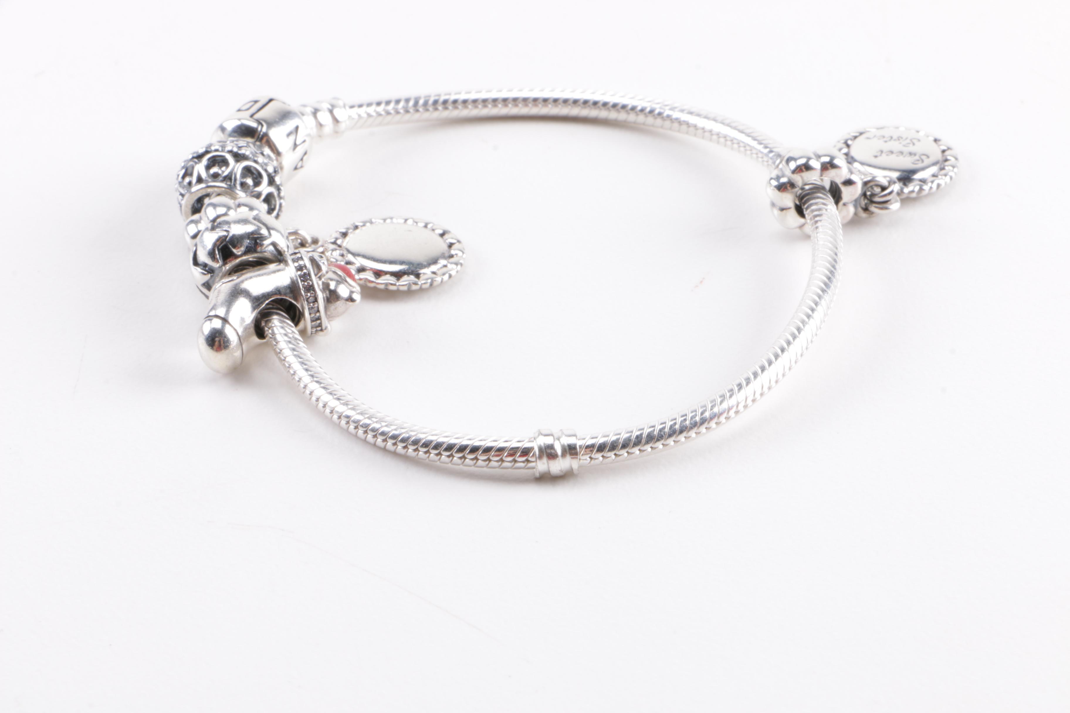 Pandora Bracelet and Charms
