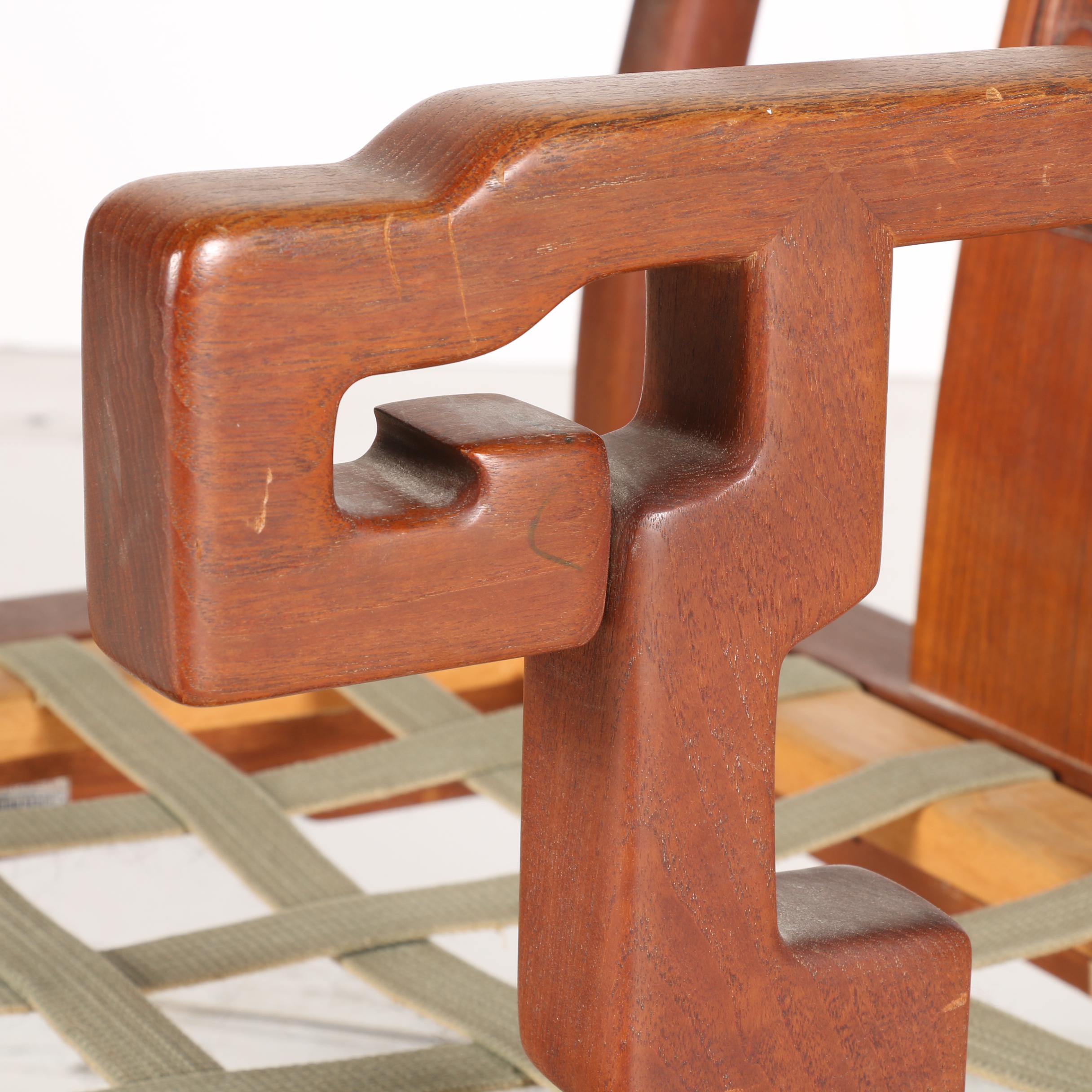 Korean Hardwood Armchair by Korea Furniture Mfg. Co., Ltd.