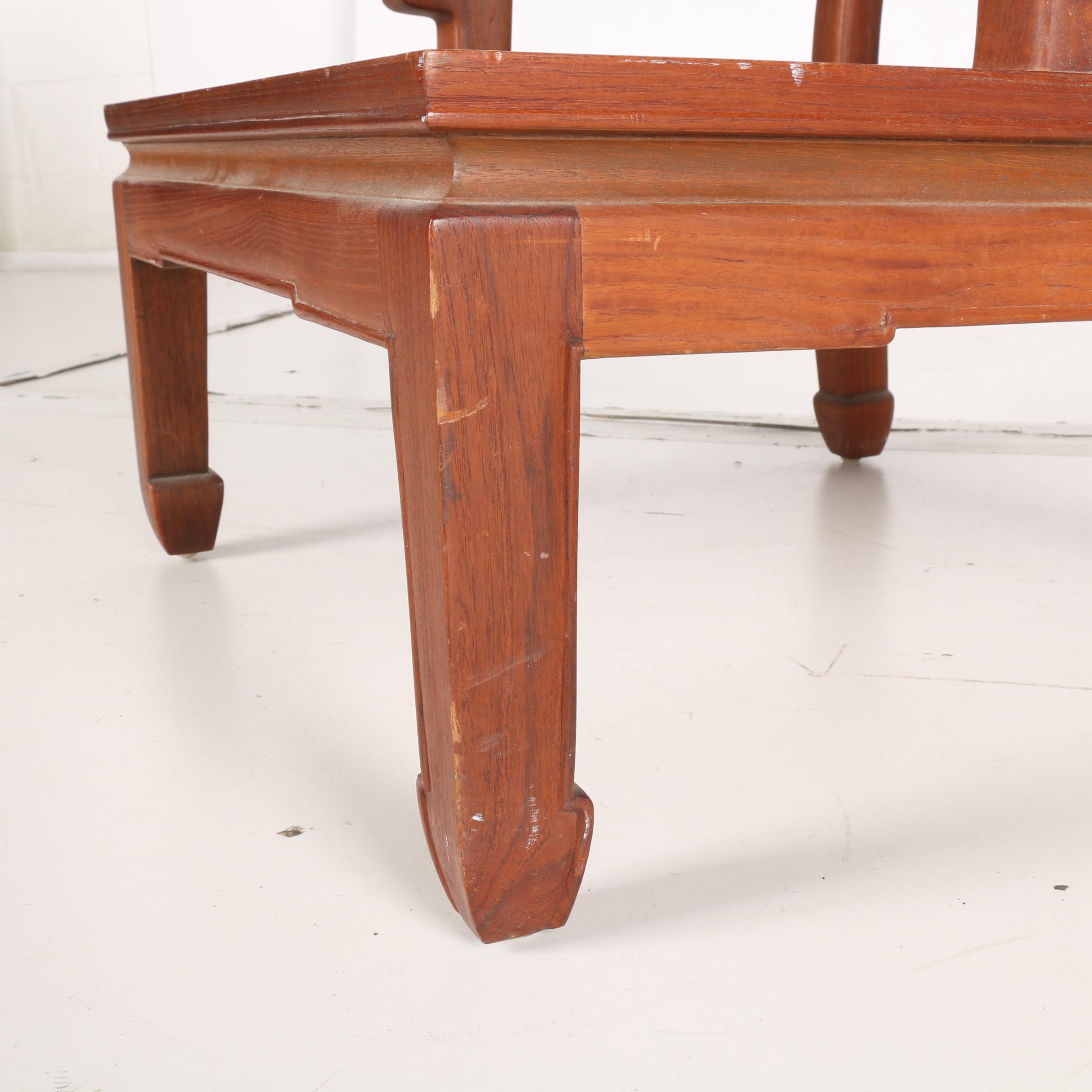 Korean Hardwood Armchair by Korea Furniture Mfg. Co., Ltd.