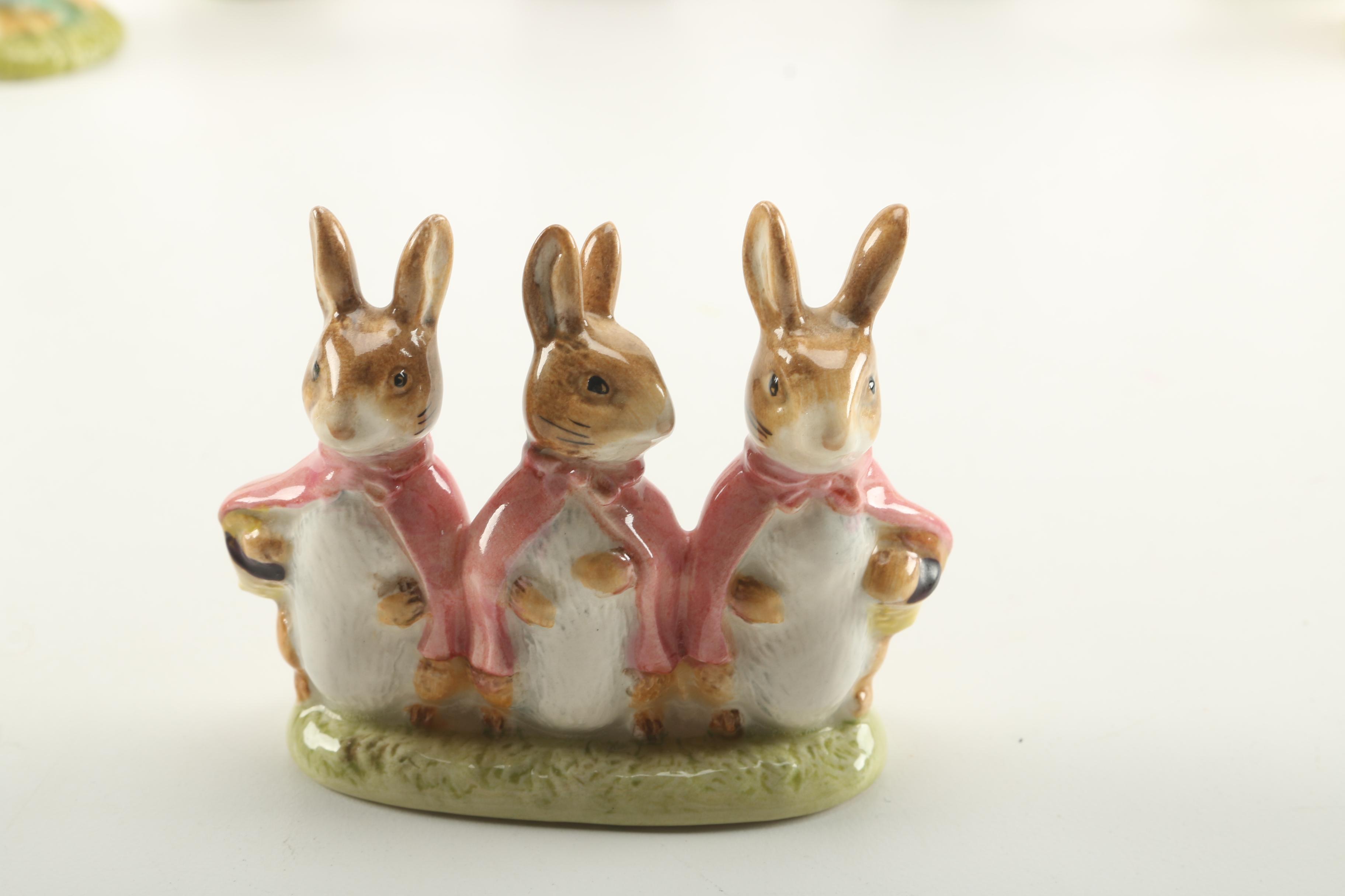 Collection of Beatrix Potter Figurines
