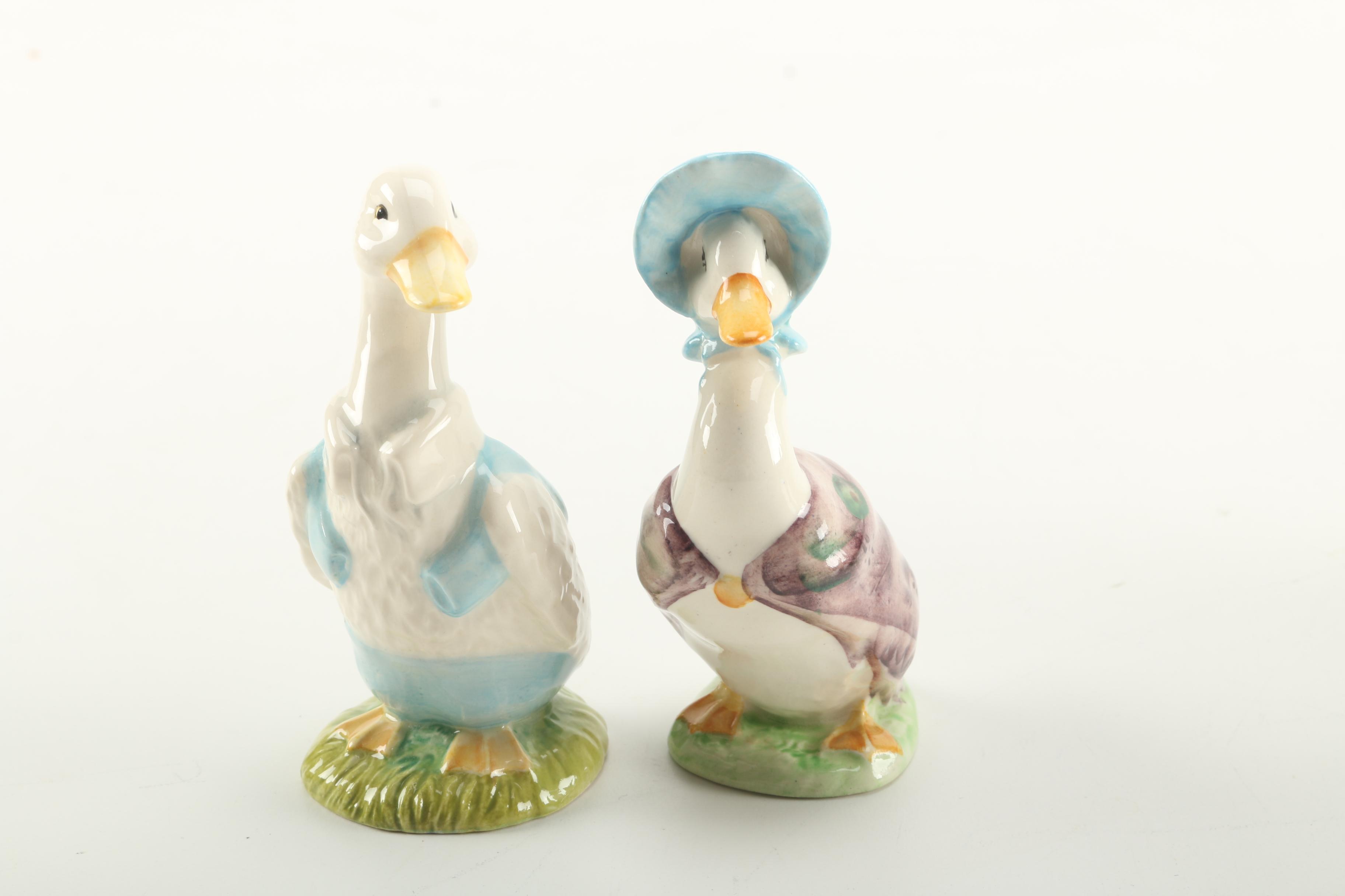 Collection of Beatrix Potter Figurines