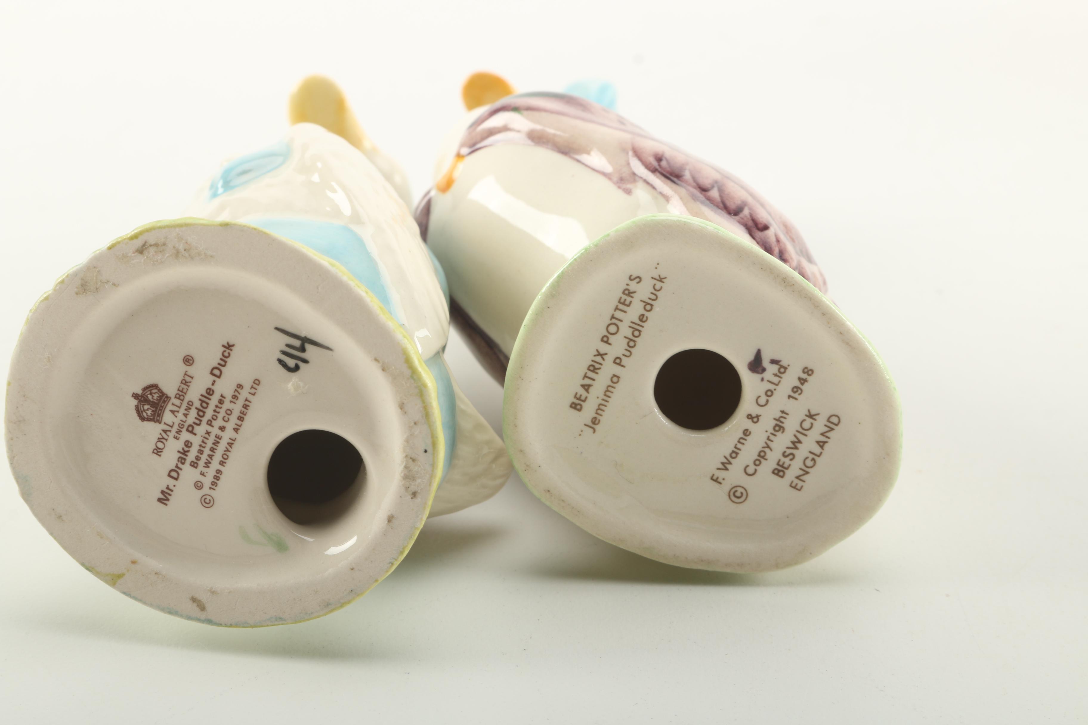 Collection of Beatrix Potter Figurines