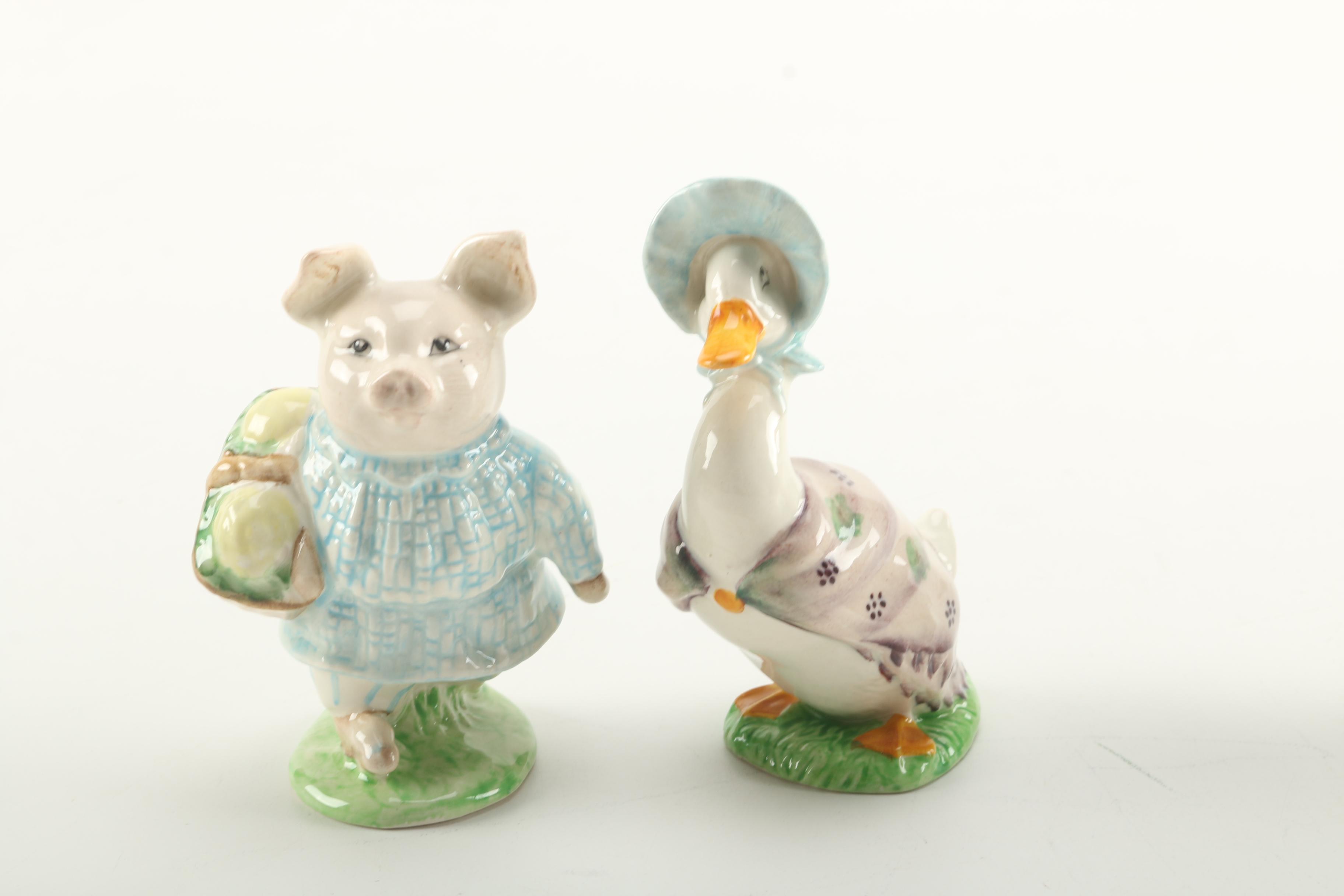 Collection of Beatrix Potter Figurines