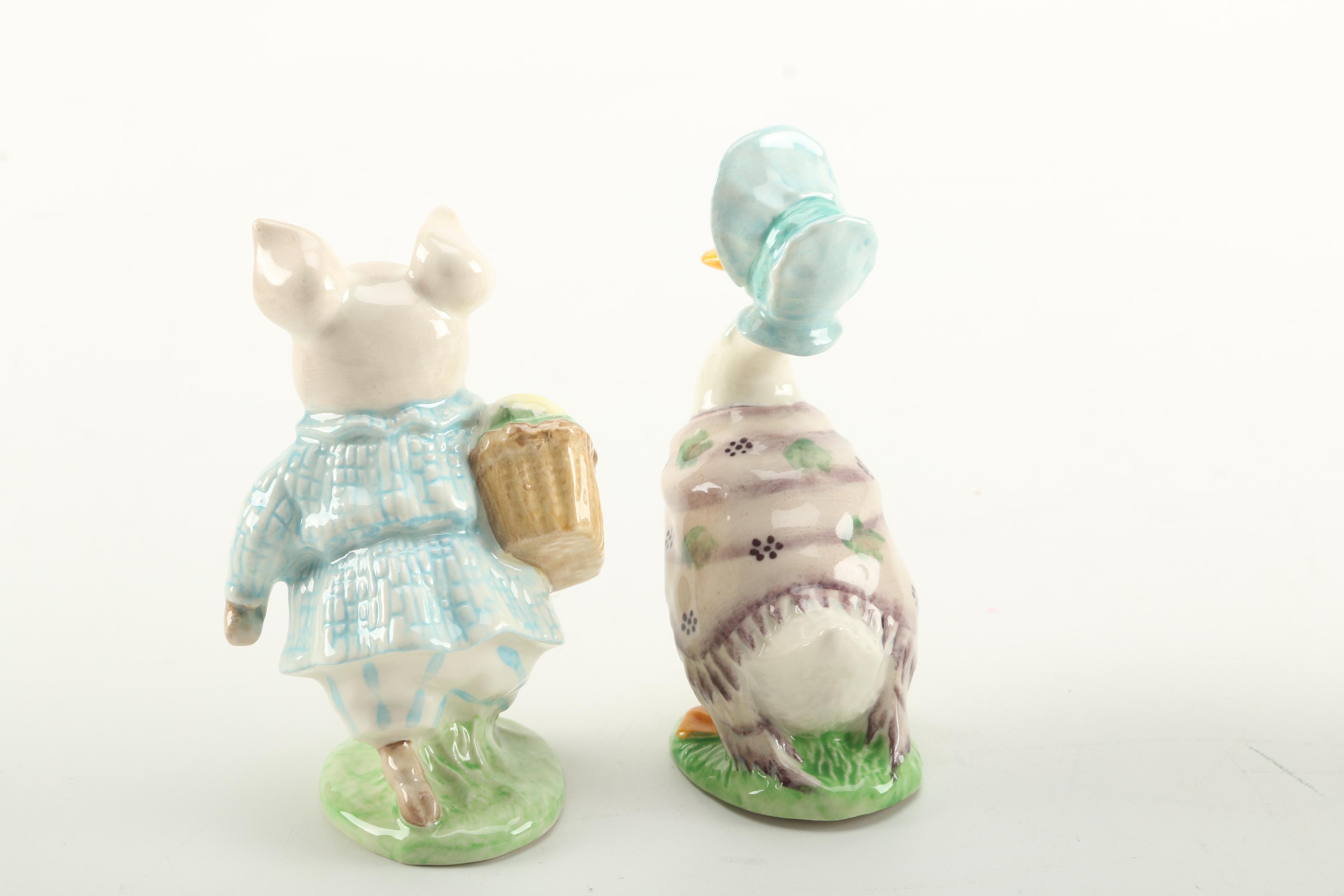 Collection of Beatrix Potter Figurines