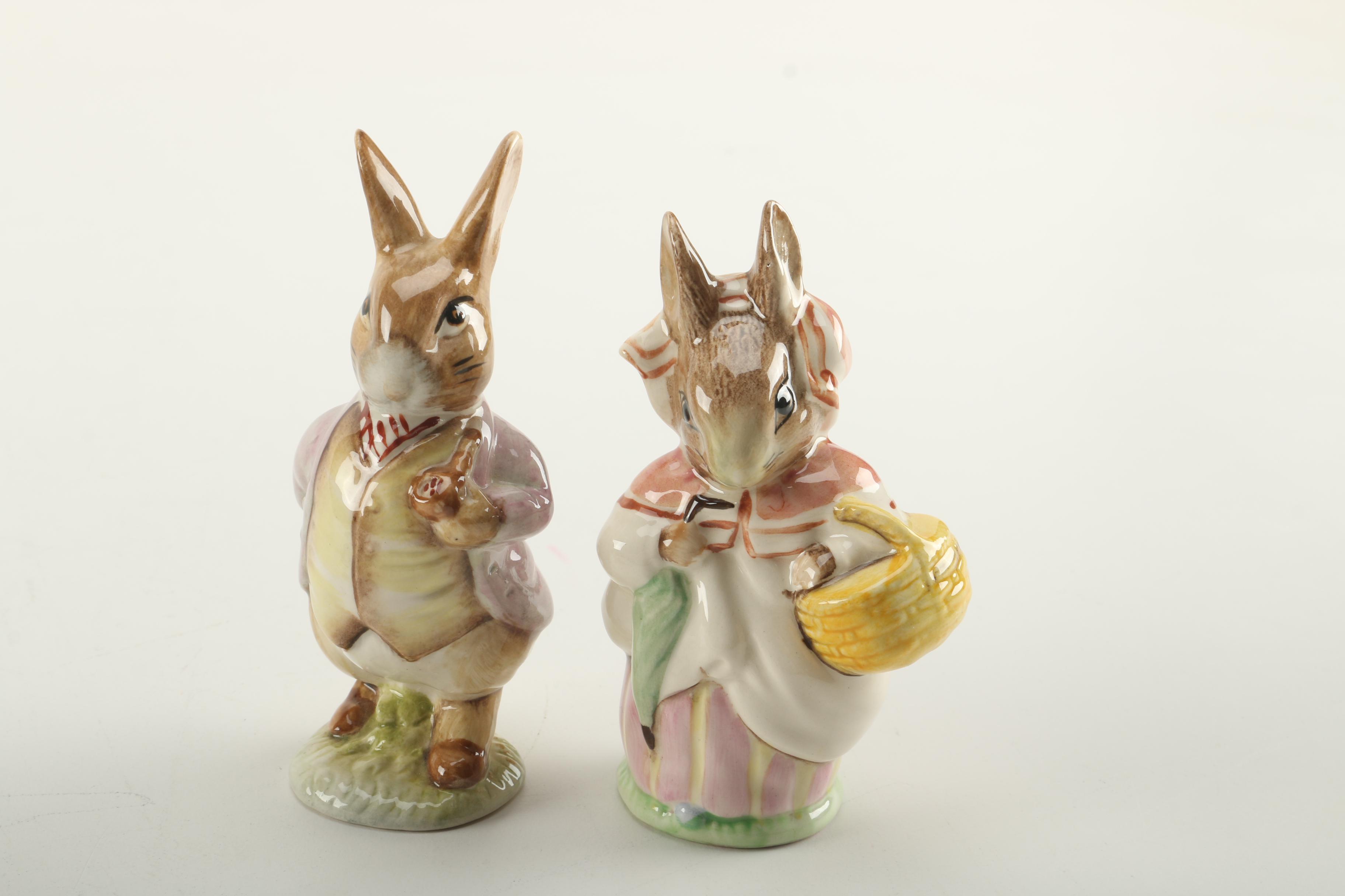 Collection of Beatrix Potter Figurines