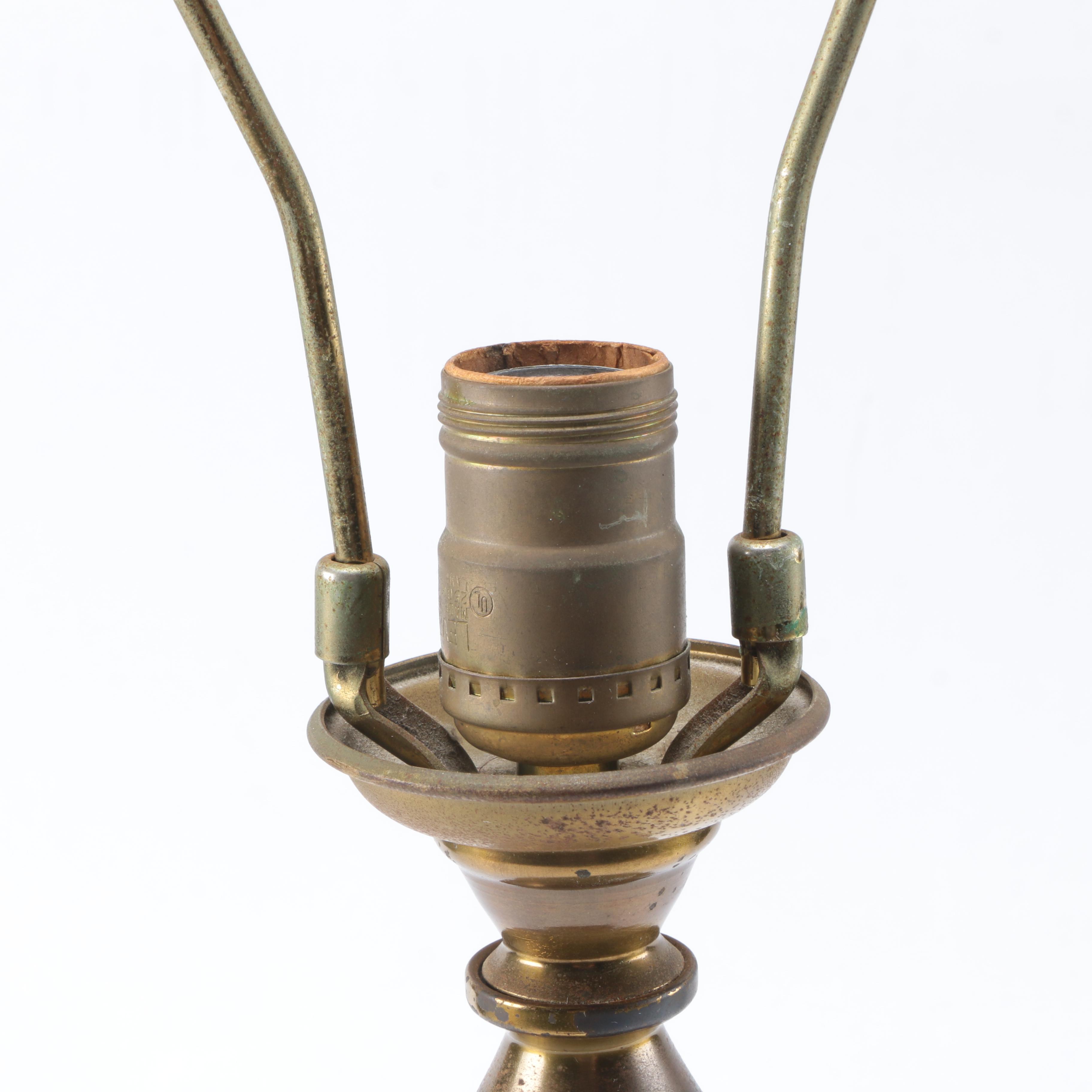 Vintage Brass Table Lamp