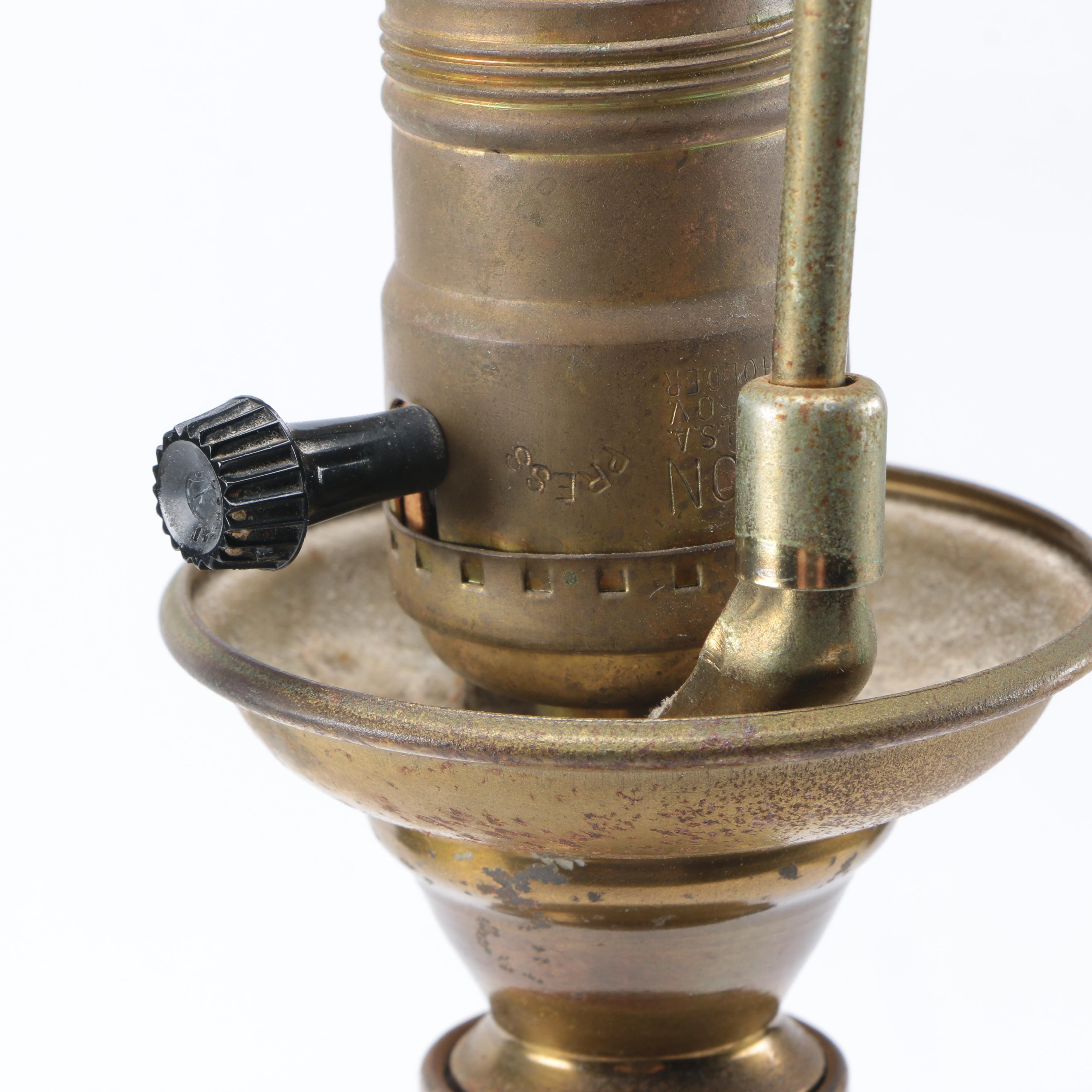 Vintage Brass Table Lamp