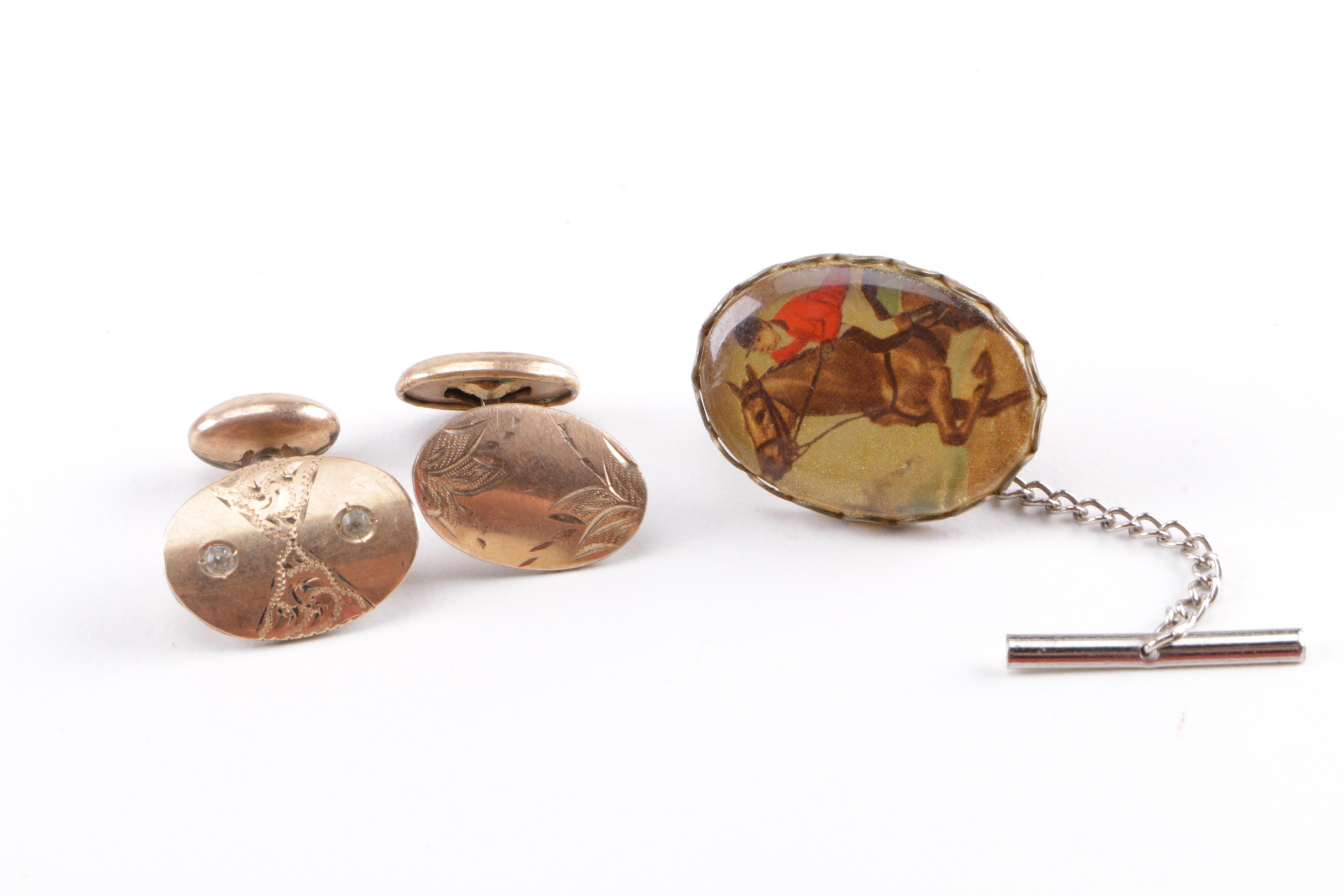 Vintage Jewelry Including a 1969 Kentucky Derby Pin