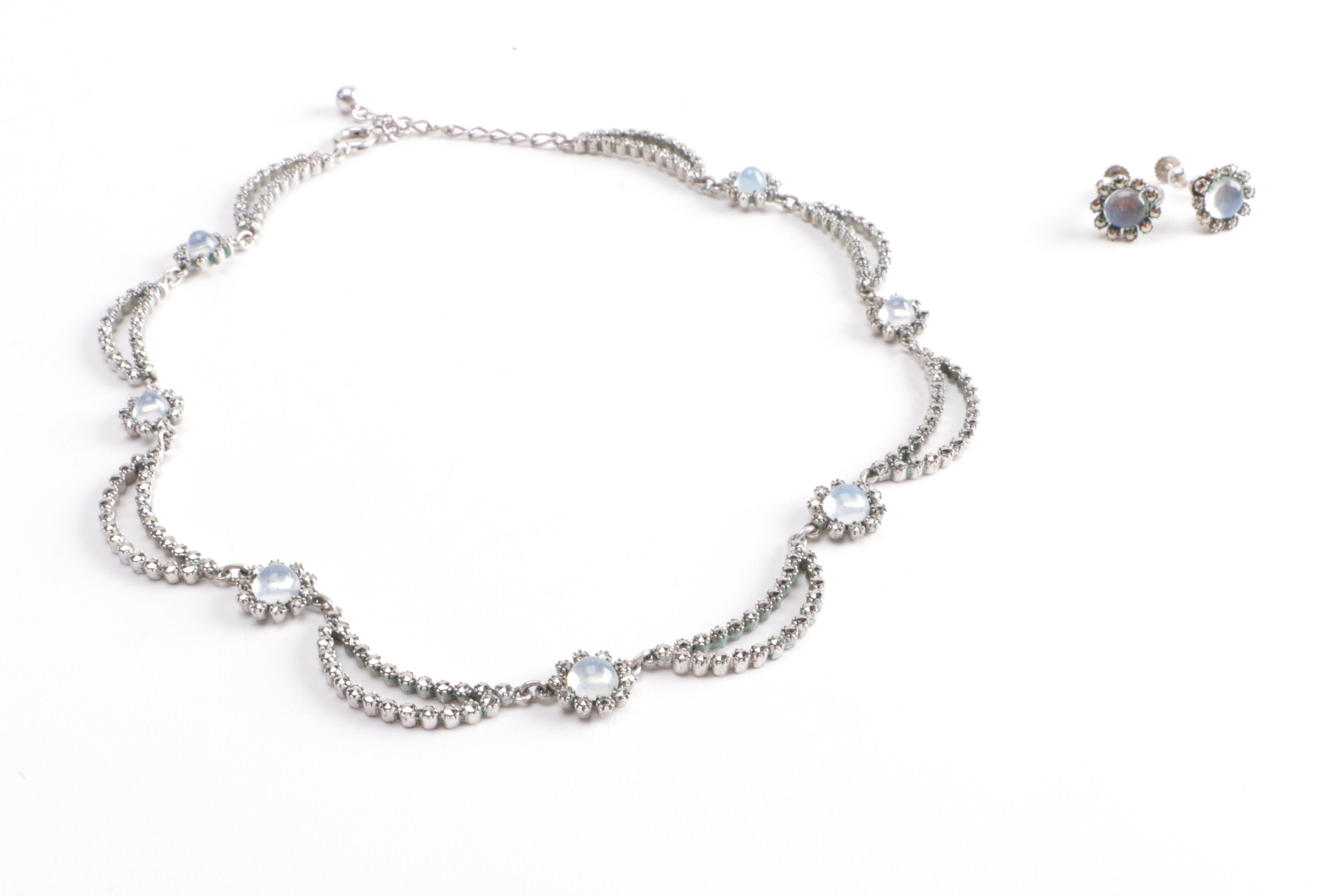 900 and 800 Silver Jewelry Including Coin Jewelry