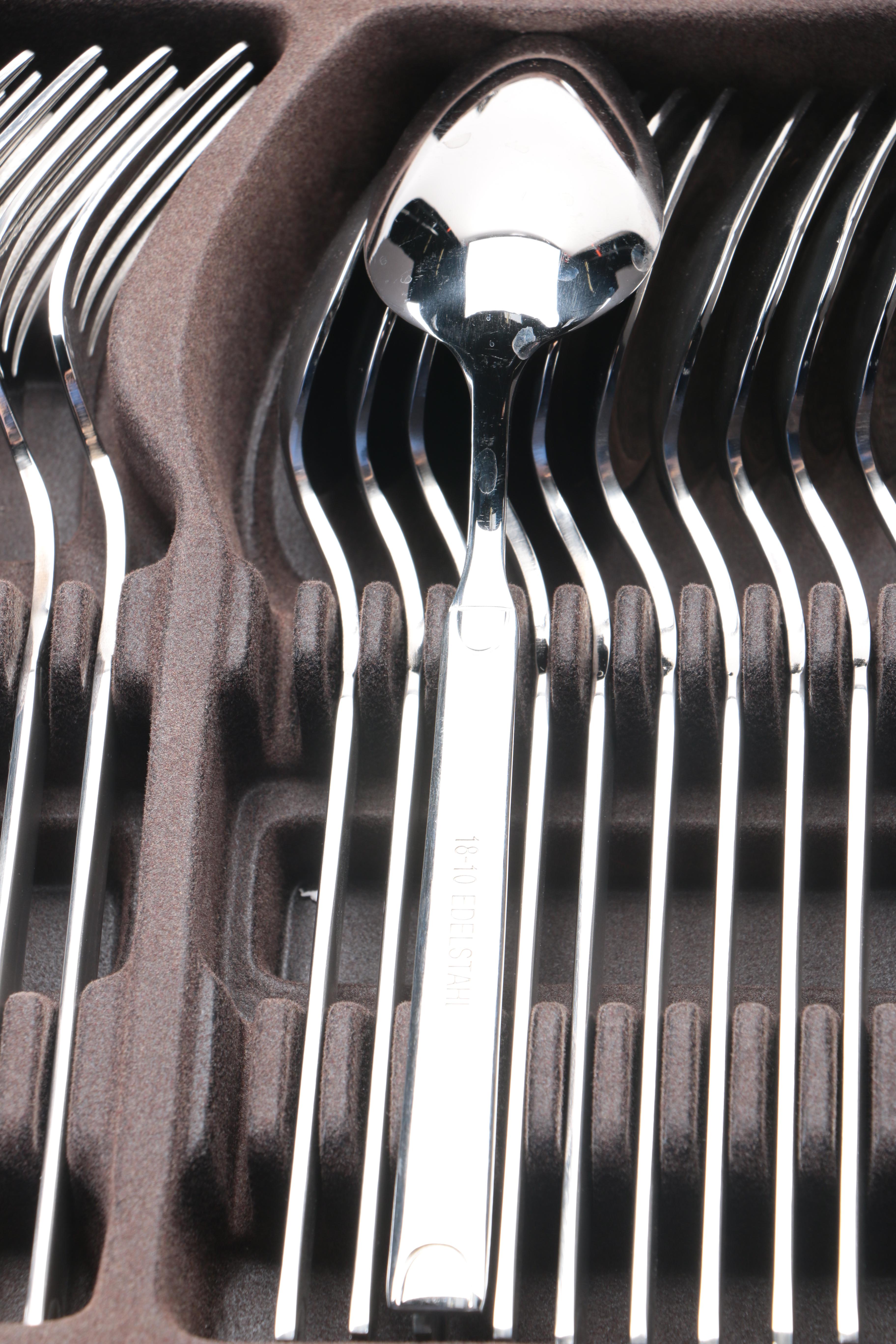 Nova Line 18-10 Stainless Steel Flatware Set for Twelve