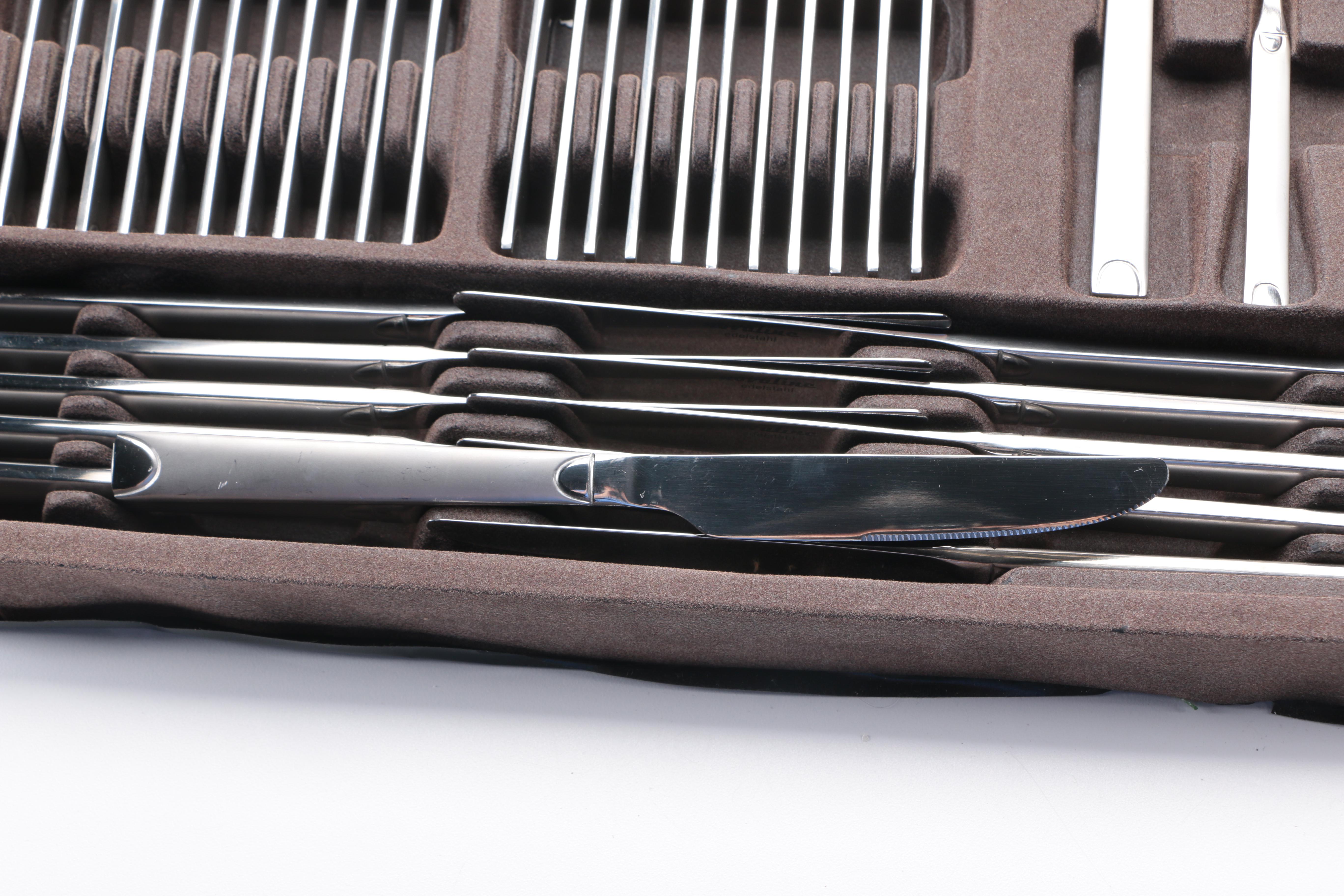 Nova Line 18-10 Stainless Steel Flatware Set for Twelve