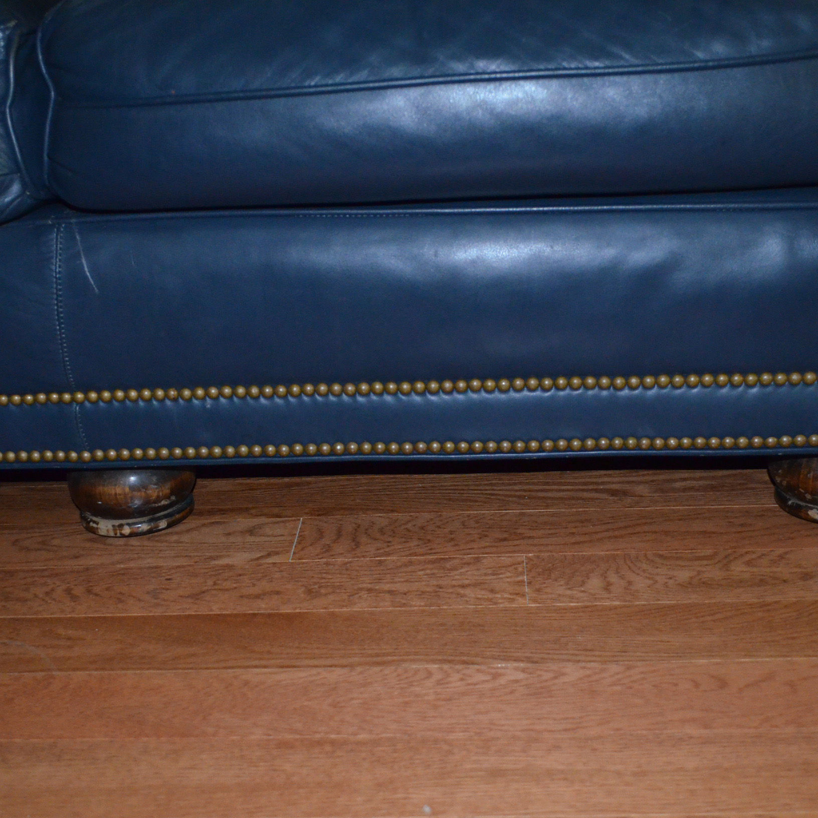 Leather Sofa by Hancock & Moore