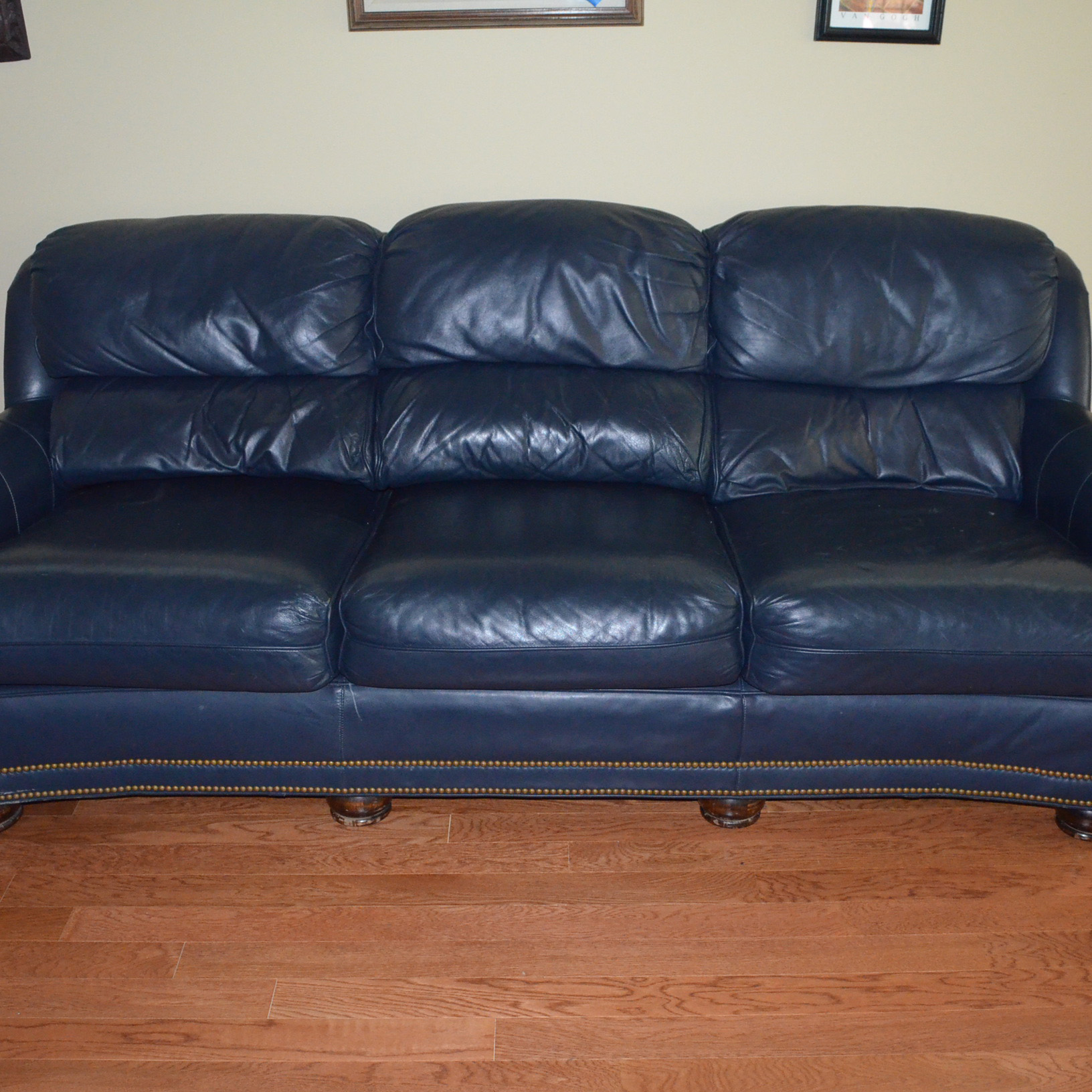 Leather Sofa by Hancock & Moore