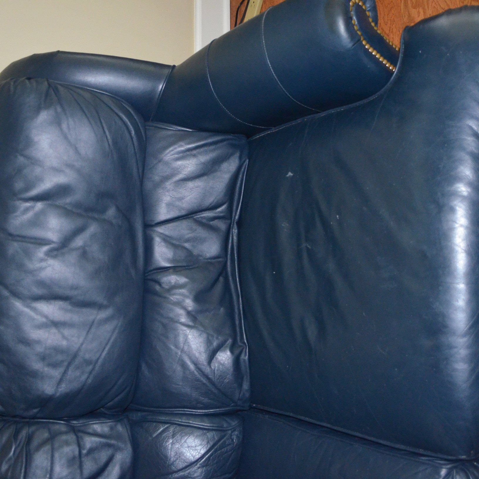 Leather Sofa by Hancock & Moore