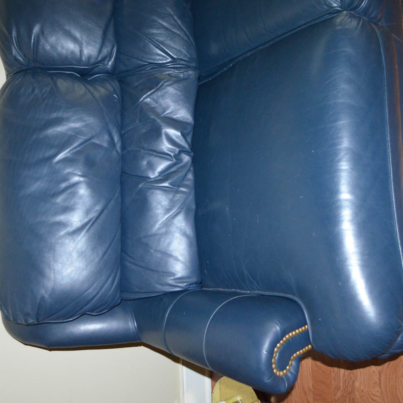 Leather Sofa by Hancock & Moore