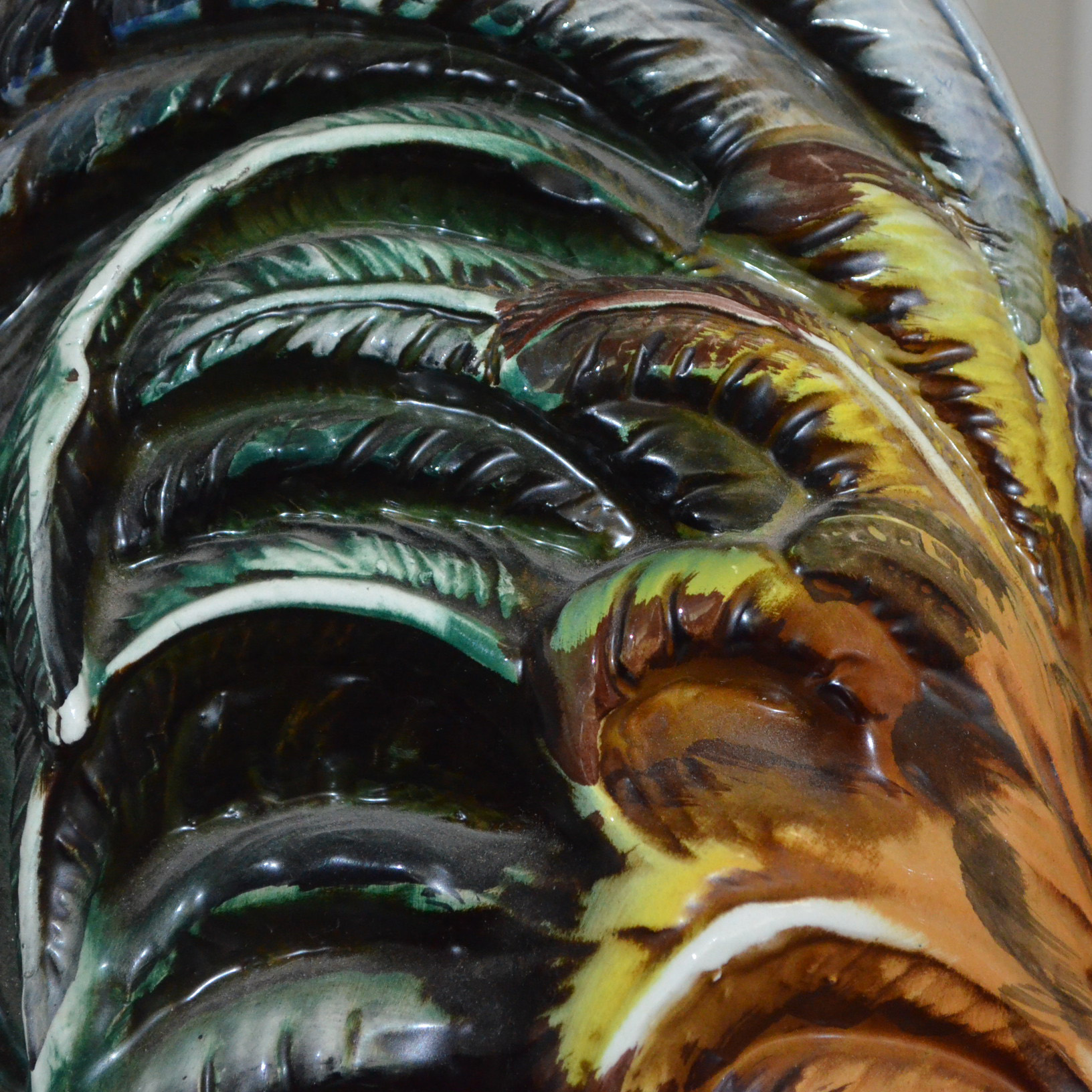 Intrada Italy Campagna Hand Painted Ceramic Rooster