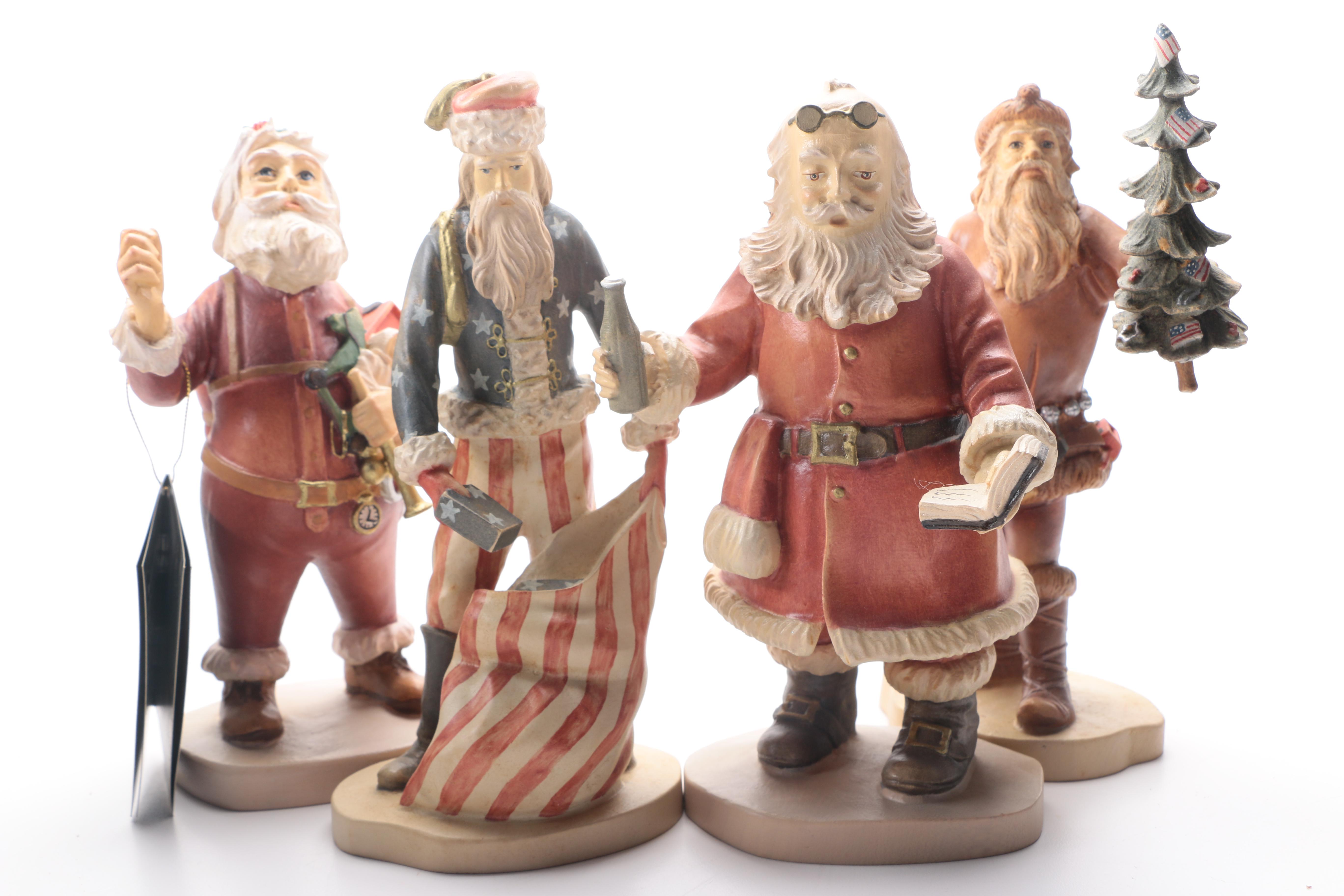 Dolfi "History of Santa" Handcrafted Figurines