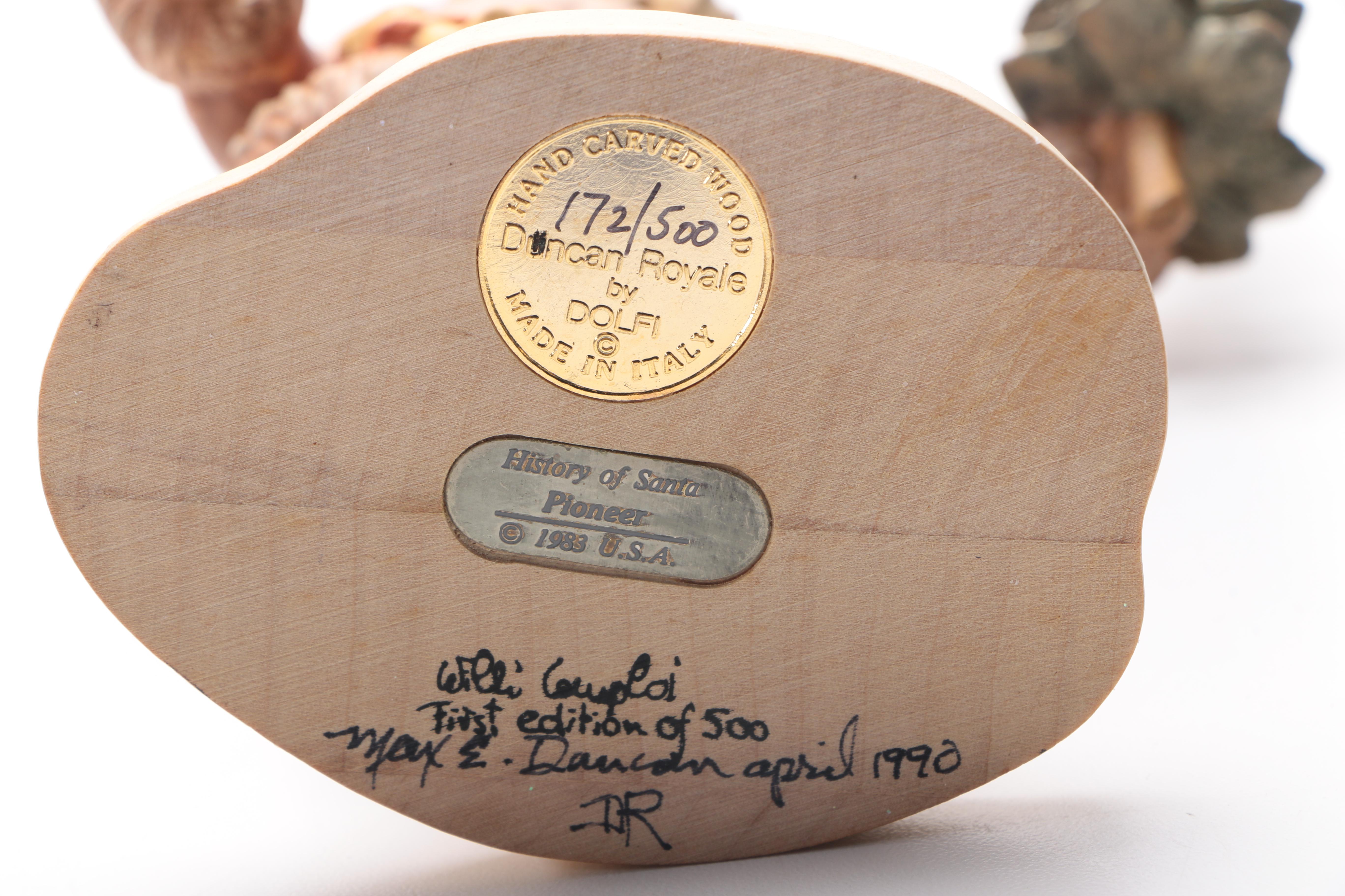 Dolfi "History of Santa" Handcrafted Figurines