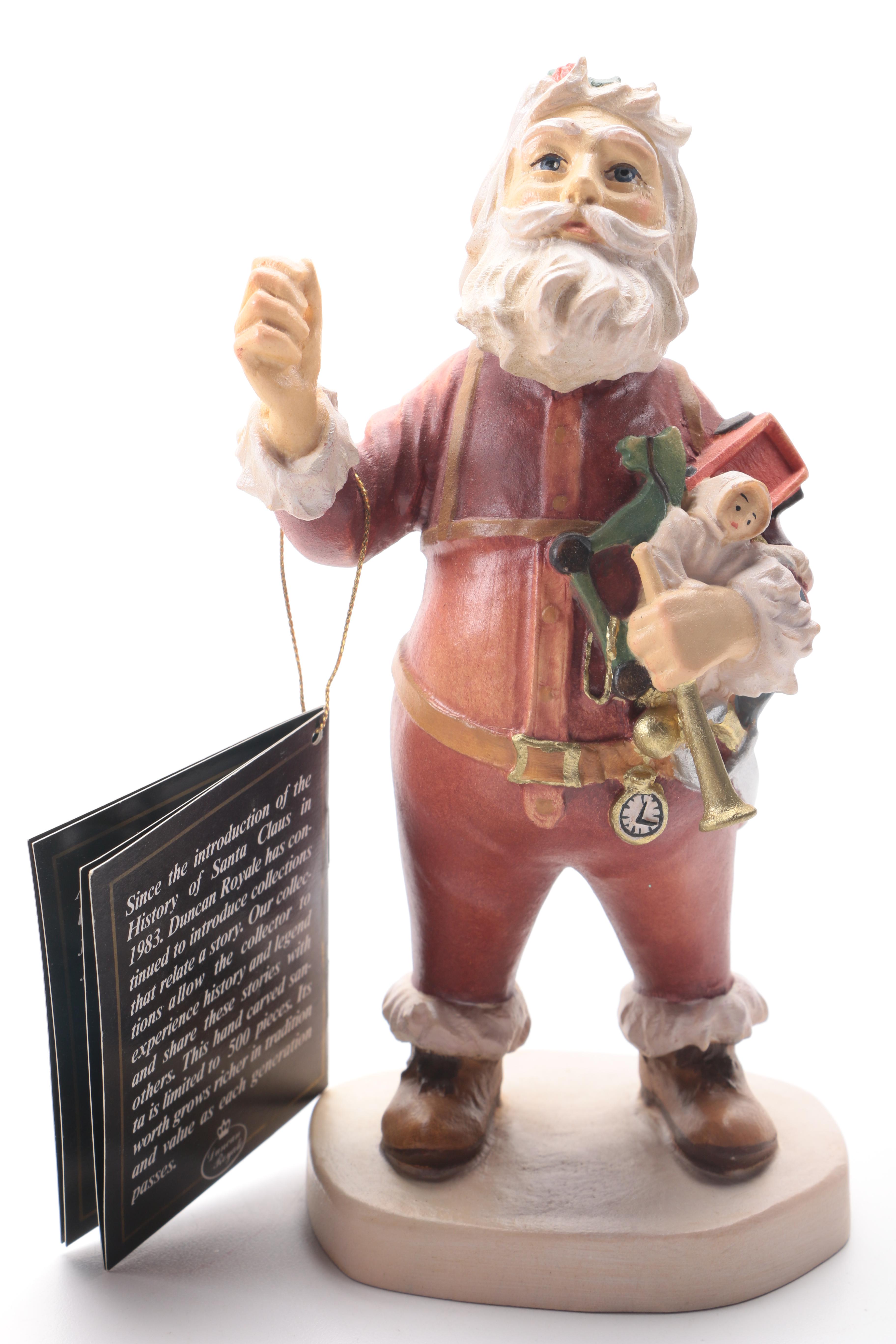 Dolfi "History of Santa" Handcrafted Figurines