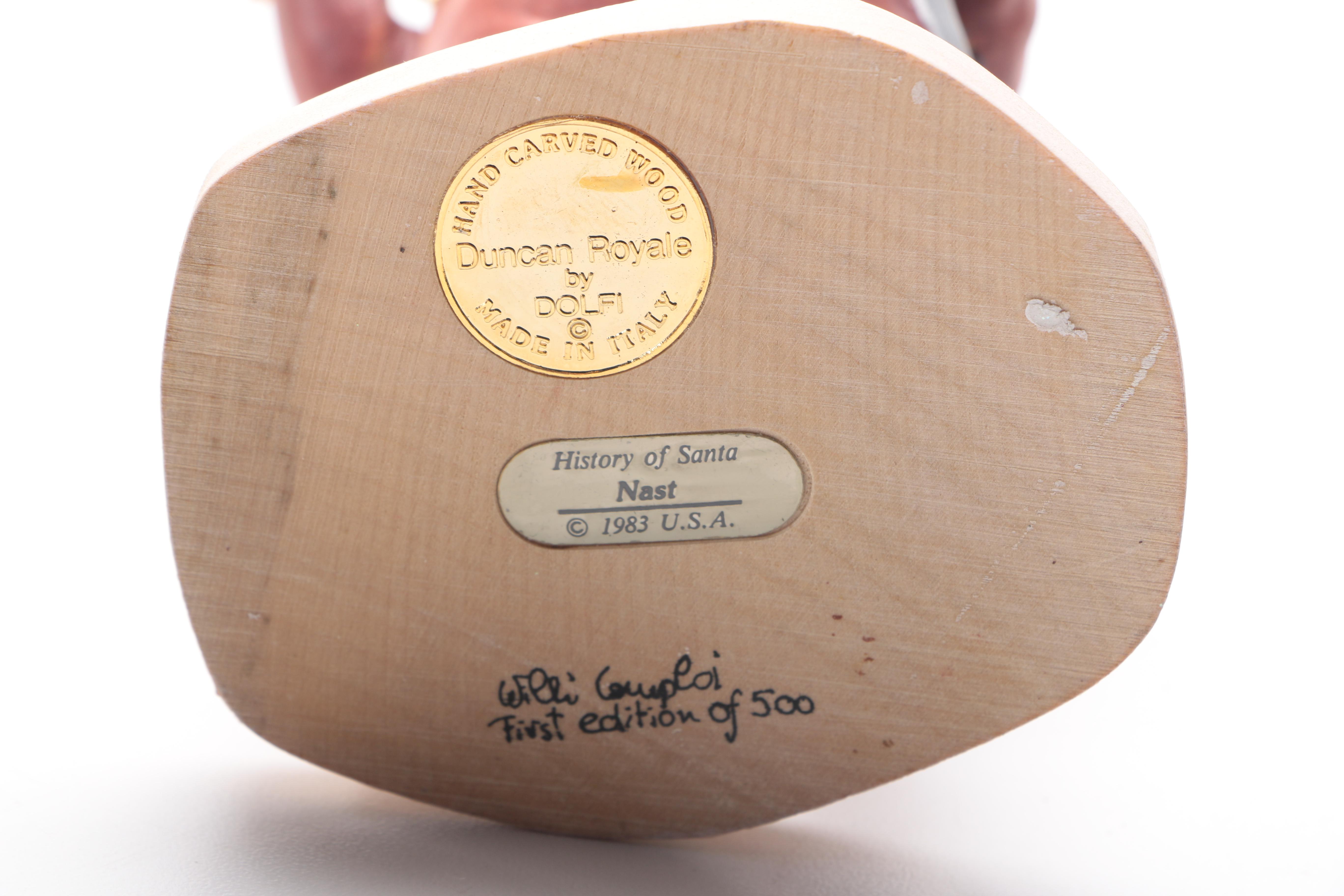 Dolfi "History of Santa" Handcrafted Figurines