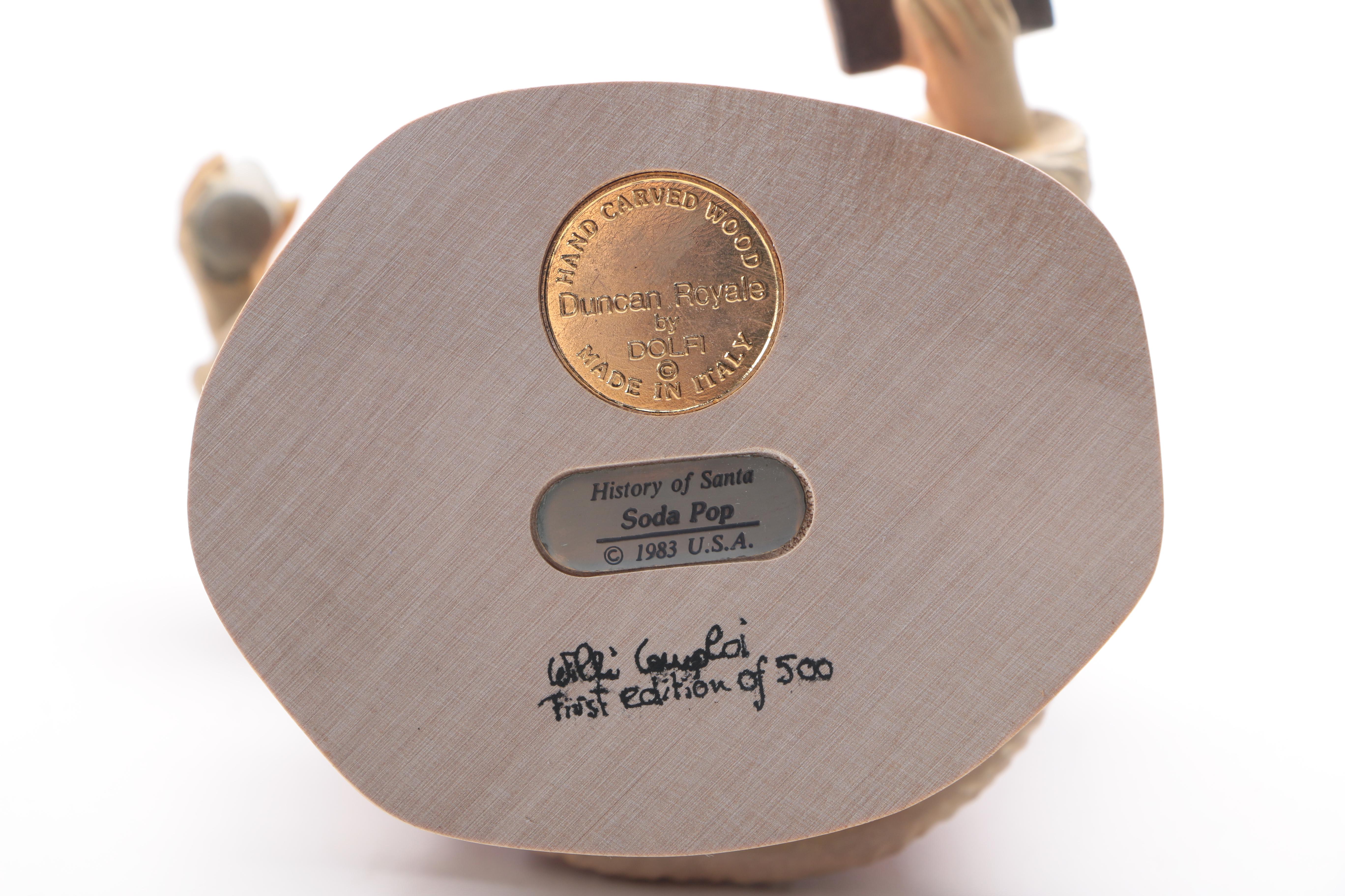 Dolfi "History of Santa" Handcrafted Figurines